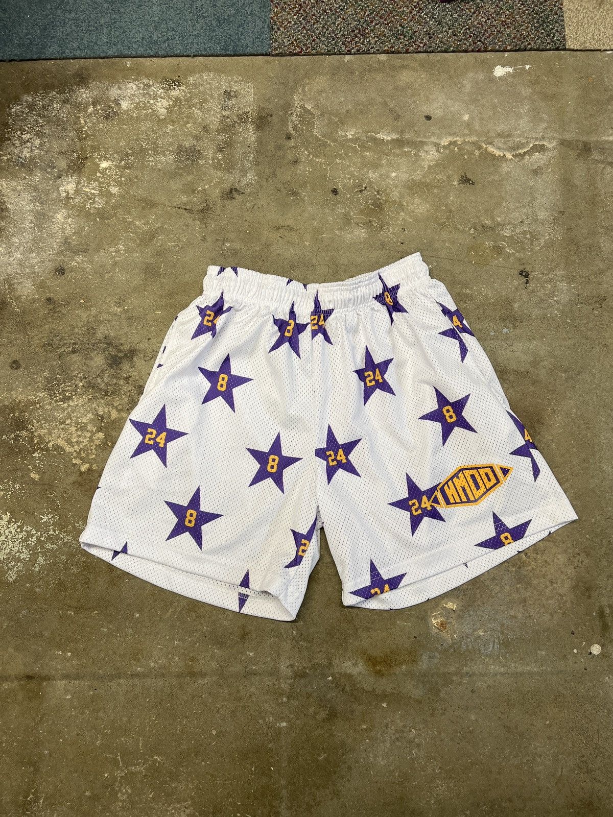 image of Kobe Hmdd Shorts in White, Men's (Size 32)