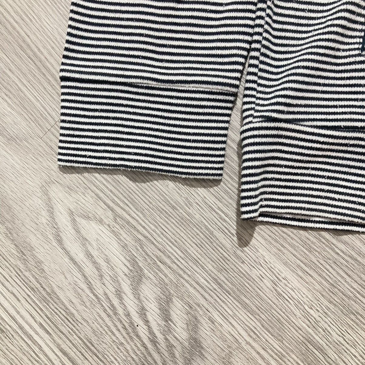 20471120 2000s Reiz Jeans Poem Striped Fur Ziphoodie Punk Lgb Style Size US M / EU 48-50 / 2 - 9 Thumbnail