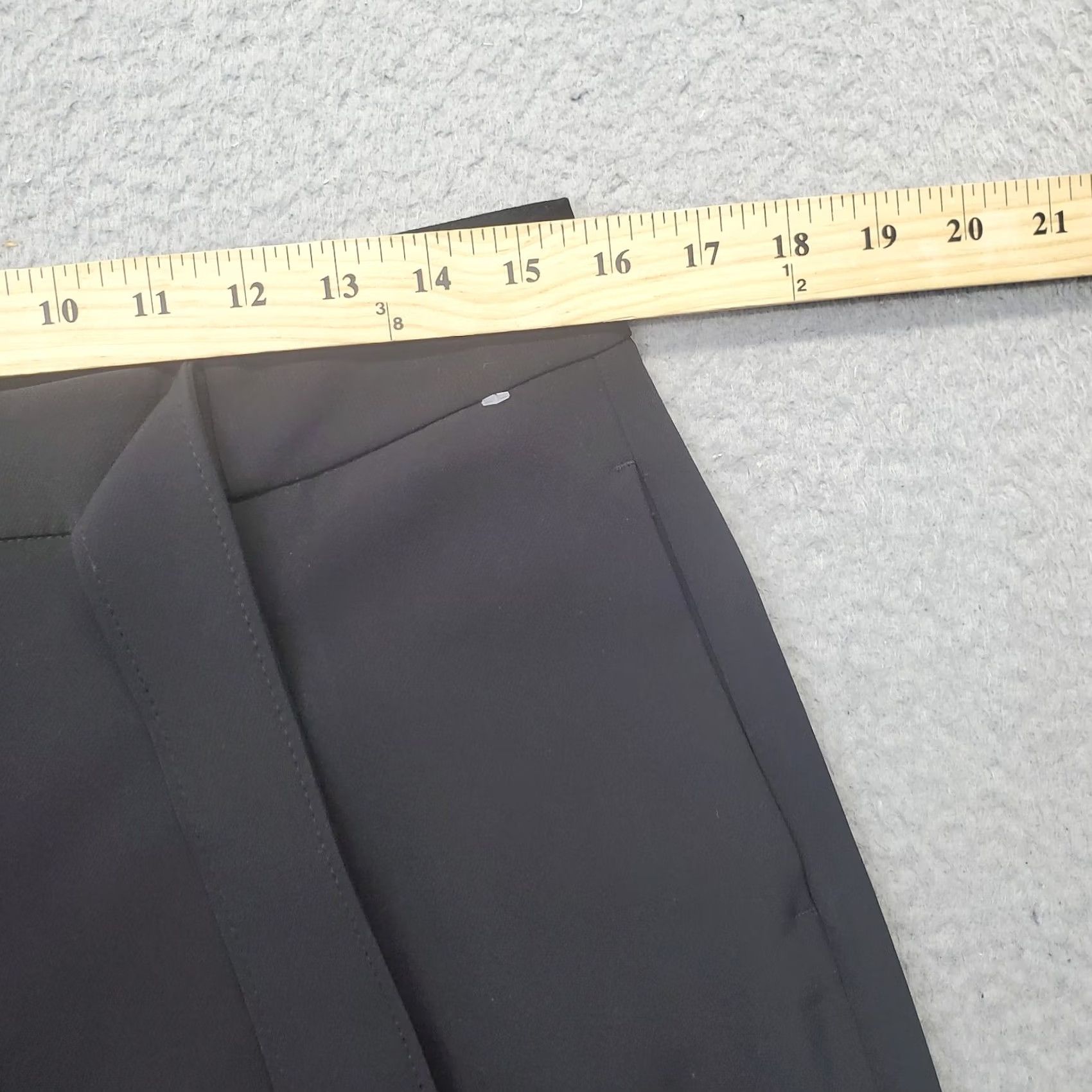 Vintage WIDE LEG Womens Size 10 Black Cropped Pants Pleated Tie Waist Classic Fit Accessories: Pockets, Stretch Size 32" / US 10 / IT 46 - 6 Thumbnail