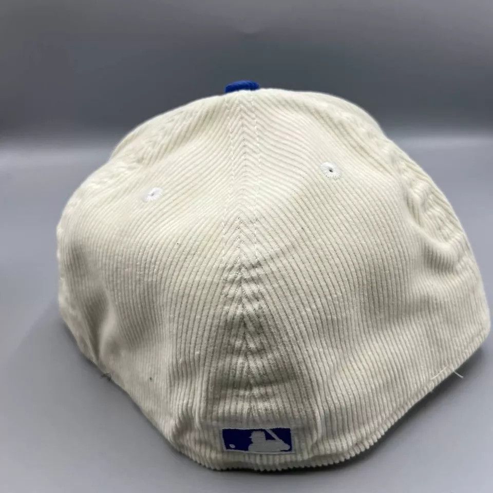 New Era Los Angeles LA Dodgers Hat Men 7 5/8 Corduroy Fitted Cap New Size ONE SIZE - 6 Thumbnail