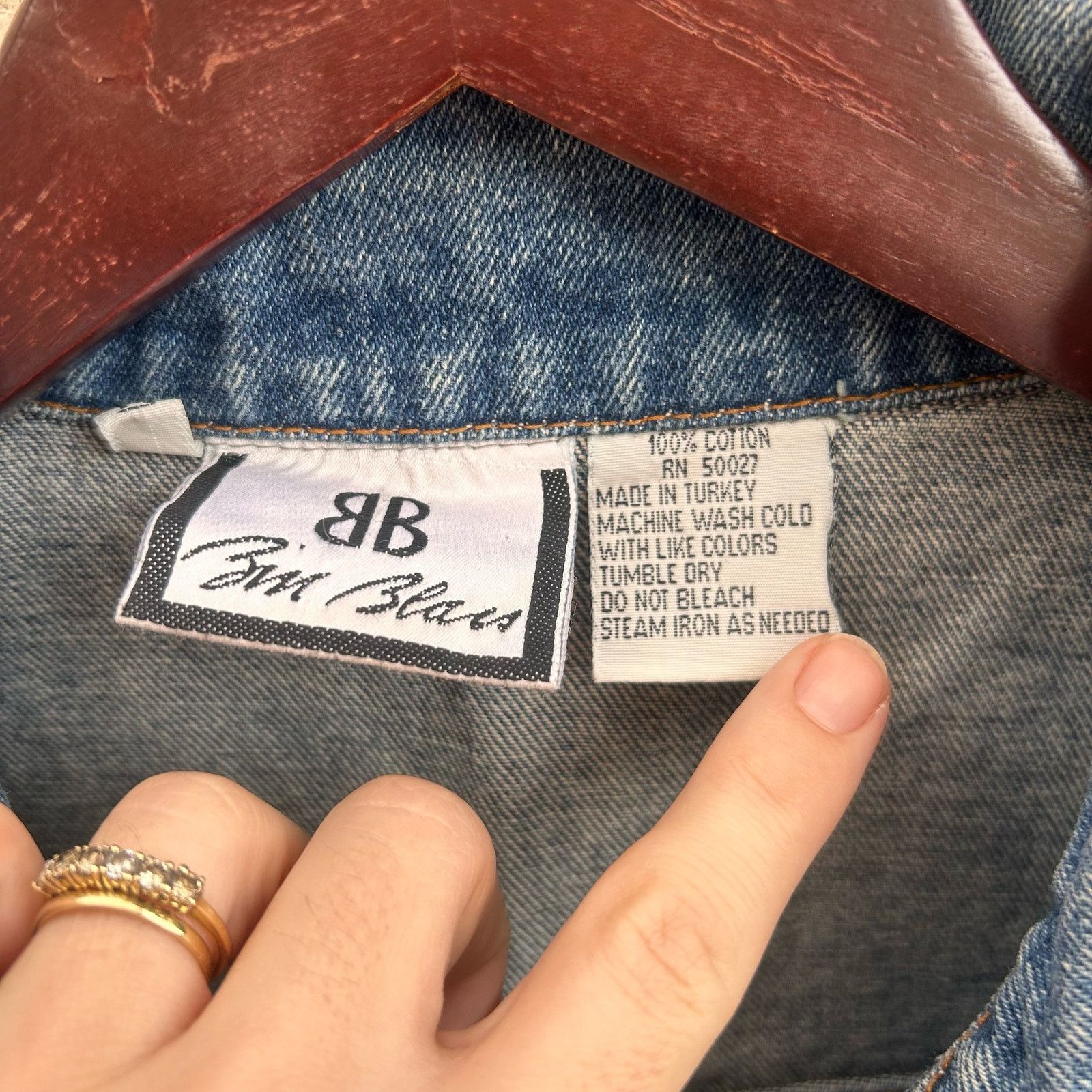 Bill Blass Vintage Bill Blass Denim Vest Womens L Size L / US 10 / IT 46 - 3 Thumbnail