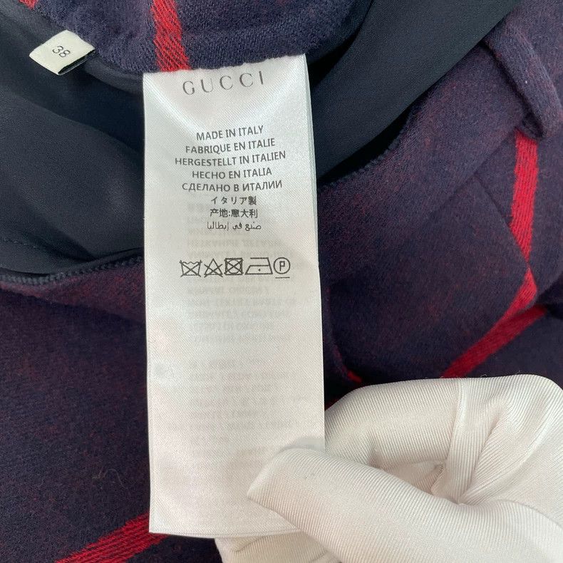 Gucci Gucci Purple wool logo skirt 2504-Nextarrow Size 25" / US 0 / IT 36 - 5 Thumbnail