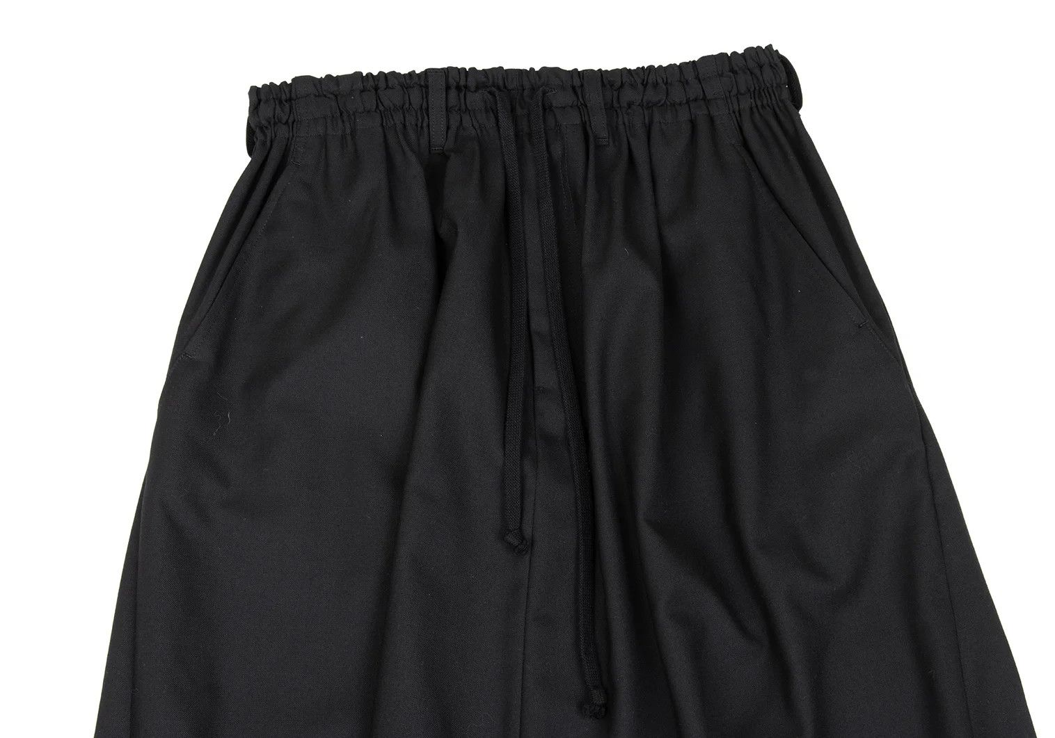Yohji Yamamoto Wool-Poly Gabardine Cuffed Sarouel Pants Black 3 Size US 34 / EU 50 - 2 Thumbnail