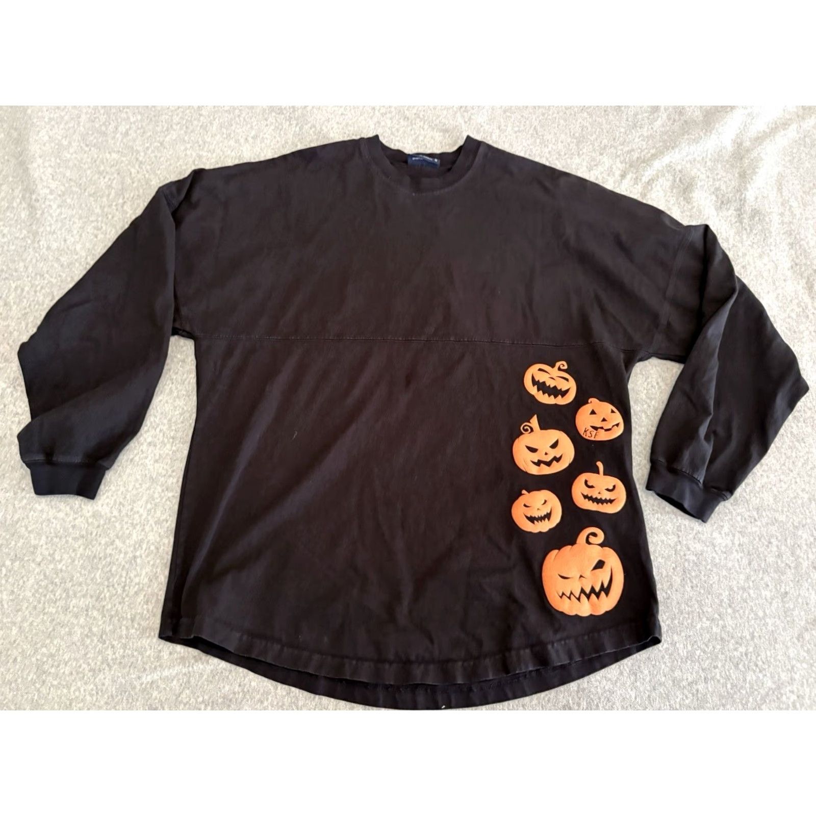 ESPIRIT Knott's Scary Farm Black Spirit Jersey Long Sleeve Shirt Halloween Size Medium Mens Size US M / EU 48-50 / 2 - 3 Thumbnail