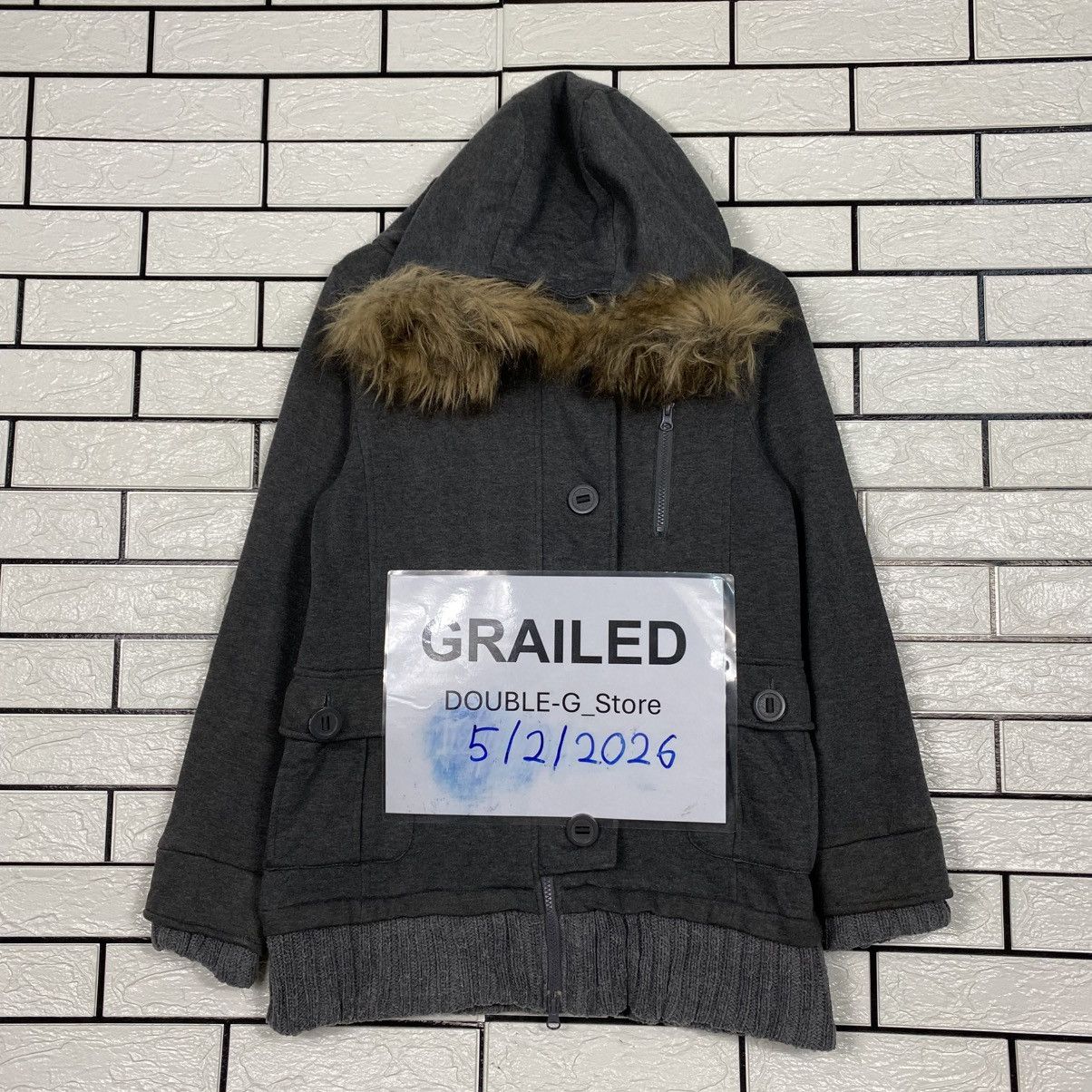 Japanese Brand 📌Biker Jacket Von Dutch Mink Fur Hoodie Blanket Size US M / EU 48-50 / 2 - 1 Thumbnail