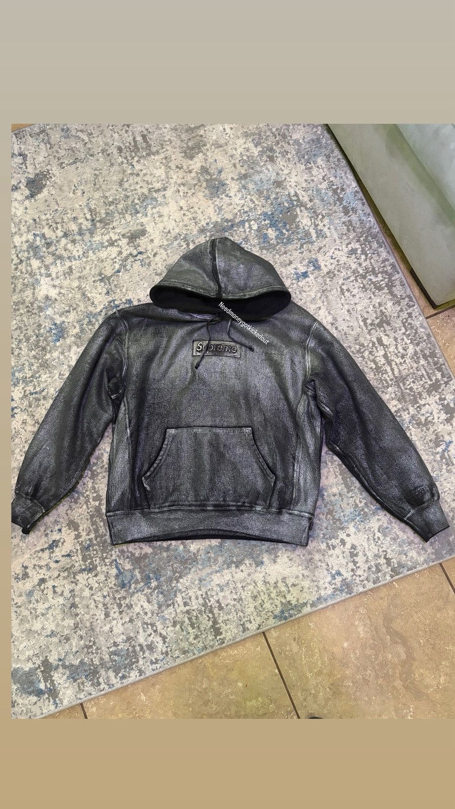 Maison Margiela × Supreme Supreme MM6 Maison Margiela Box Logo Hooded Sweatshirt Foil Size US M / EU 48-50 / 2 - 1 Thumbnail