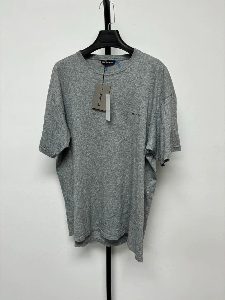 Balenciaga Balenciaga Small Logo Slogan Short Sleeve Size US S / EU 44-46 / 1 - 1 Thumbnail
