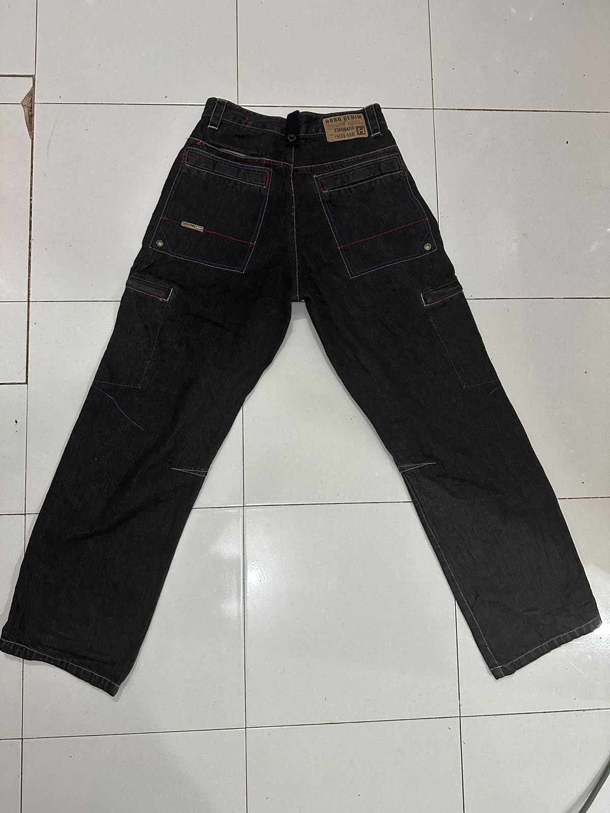 Japanese Brand VTG BOGO Denim Cargo Pants size Size US 30 / EU 46 - 9 Thumbnail
