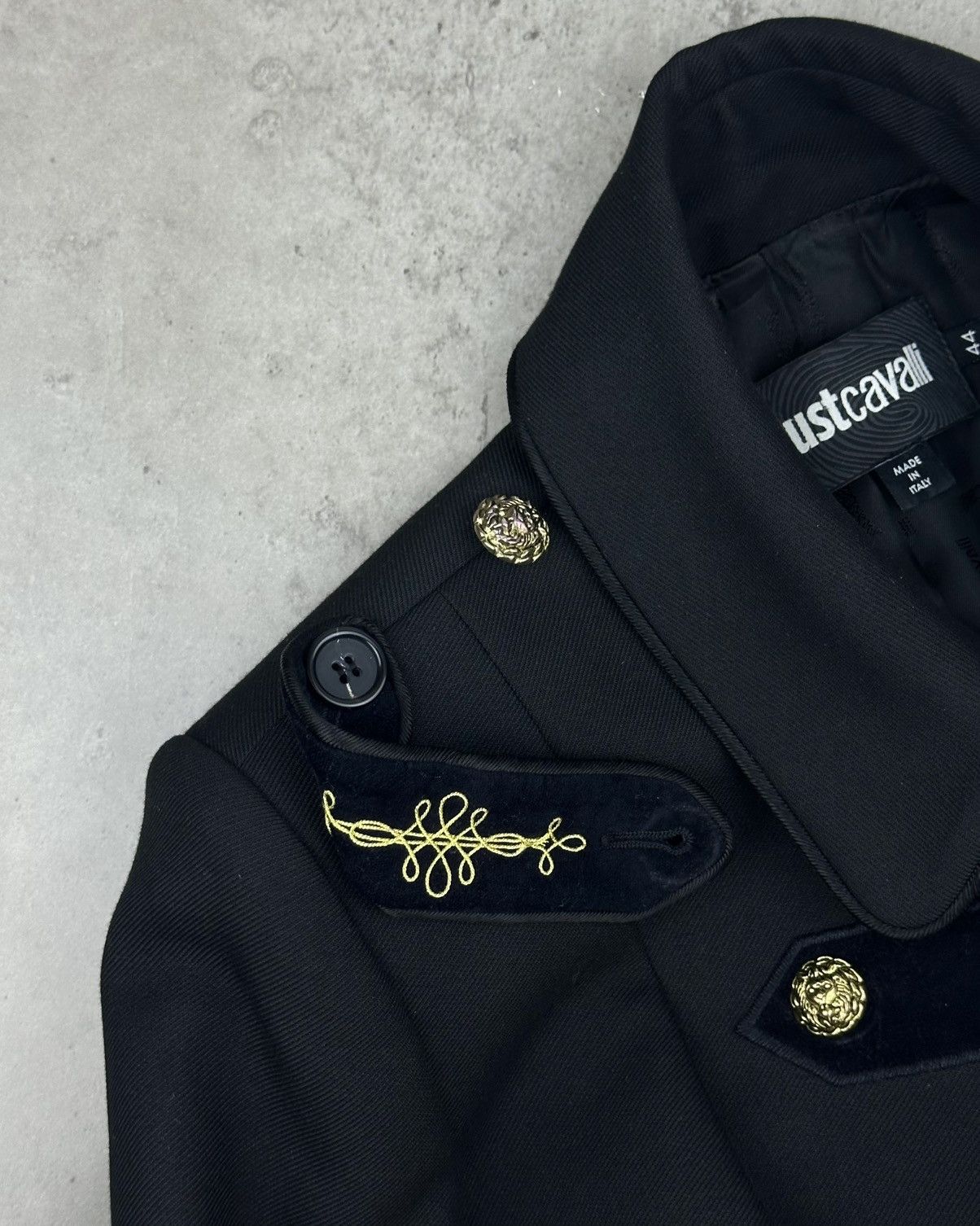 Just Cavalli JUST CAVALLI Napoleon Military Coat IT 44 Gold Lion Buttons Size S / US 4 / IT 40 - 14 Thumbnail