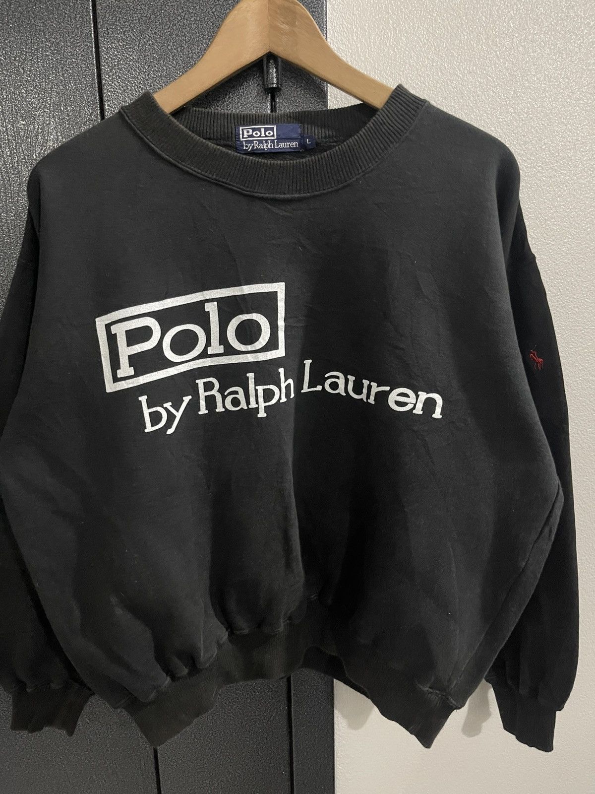 Polo Ralph Lauren Vintage Polo Ralph Lauren Big Logo Sweatshirt Size US L / EU 52-54 / 3 - 4 Thumbnail