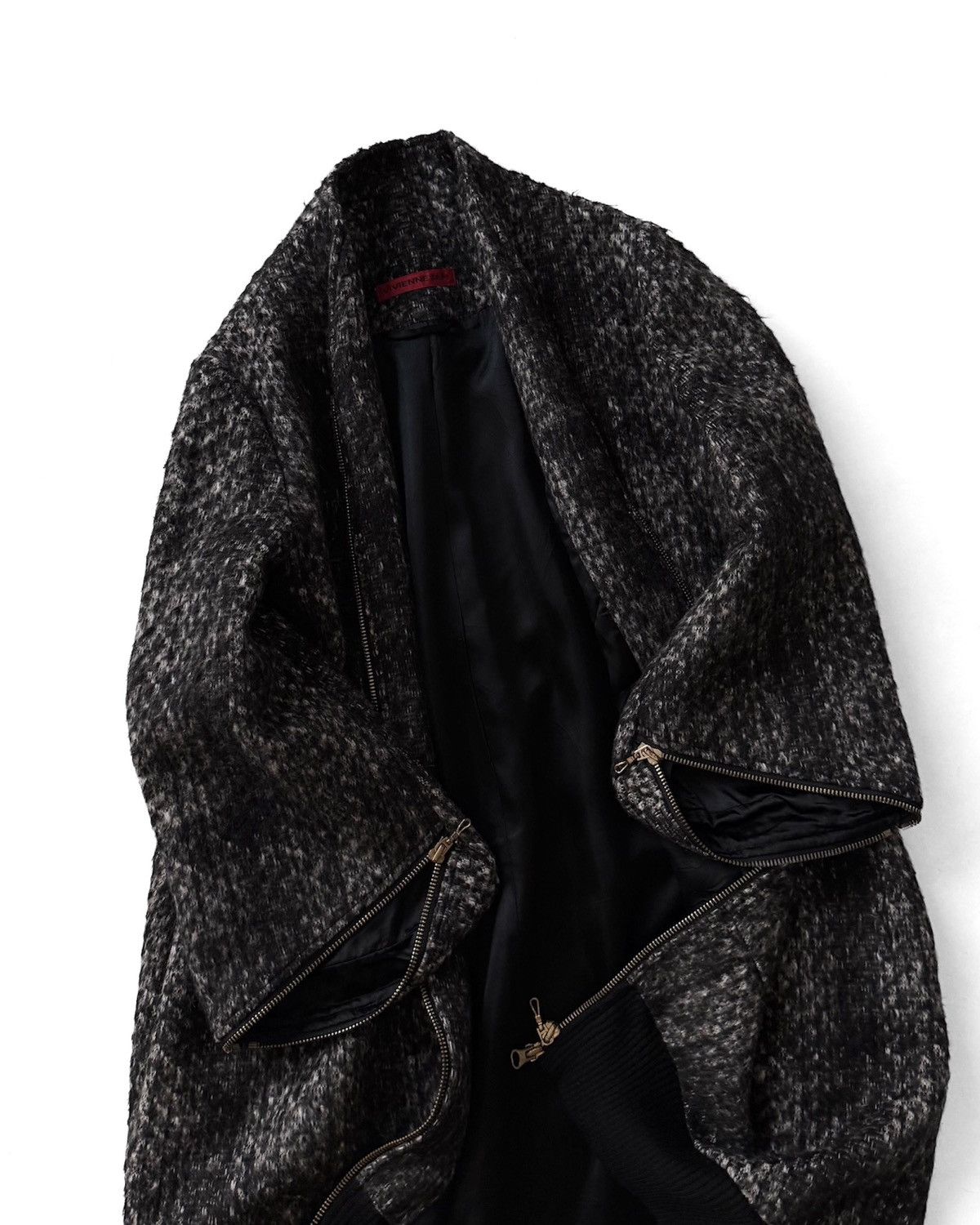 Vivienne Tam VIVIENNE TAM MELTON TWEED ZIP-UP COAT Size M / US 6-8 / IT 42-44 - 3 Thumbnail