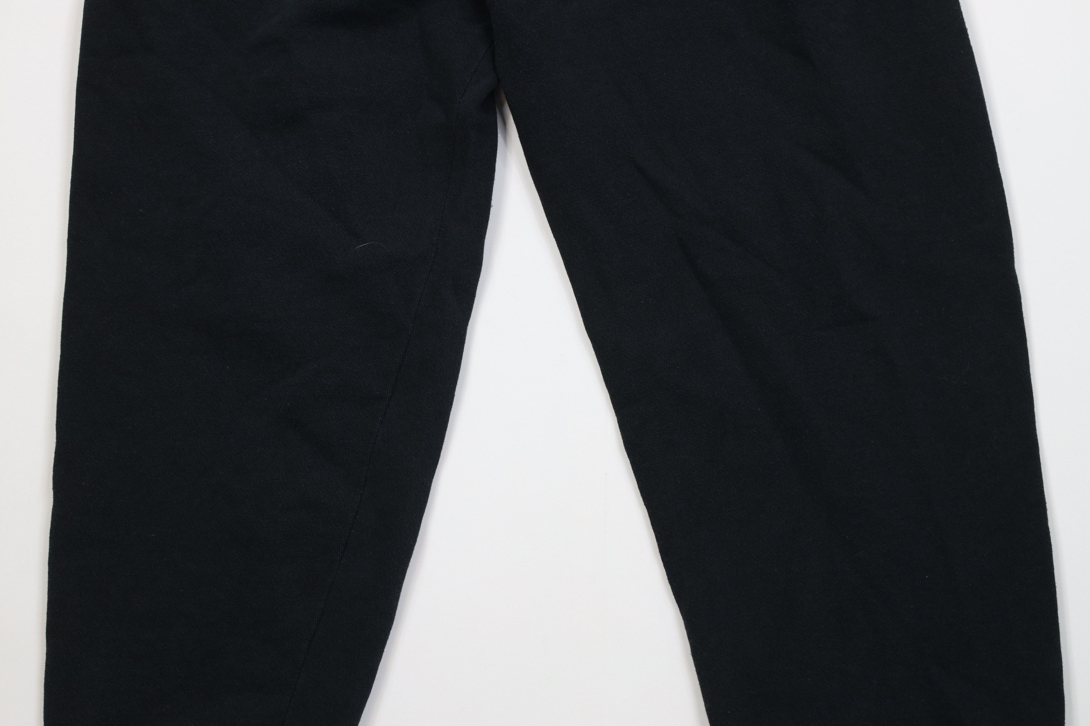 Vintage Vintage 90s Streetwear Blank Sweatpants Joggers Black USA Size 26" / US 2 / IT 38 - 11 Thumbnail