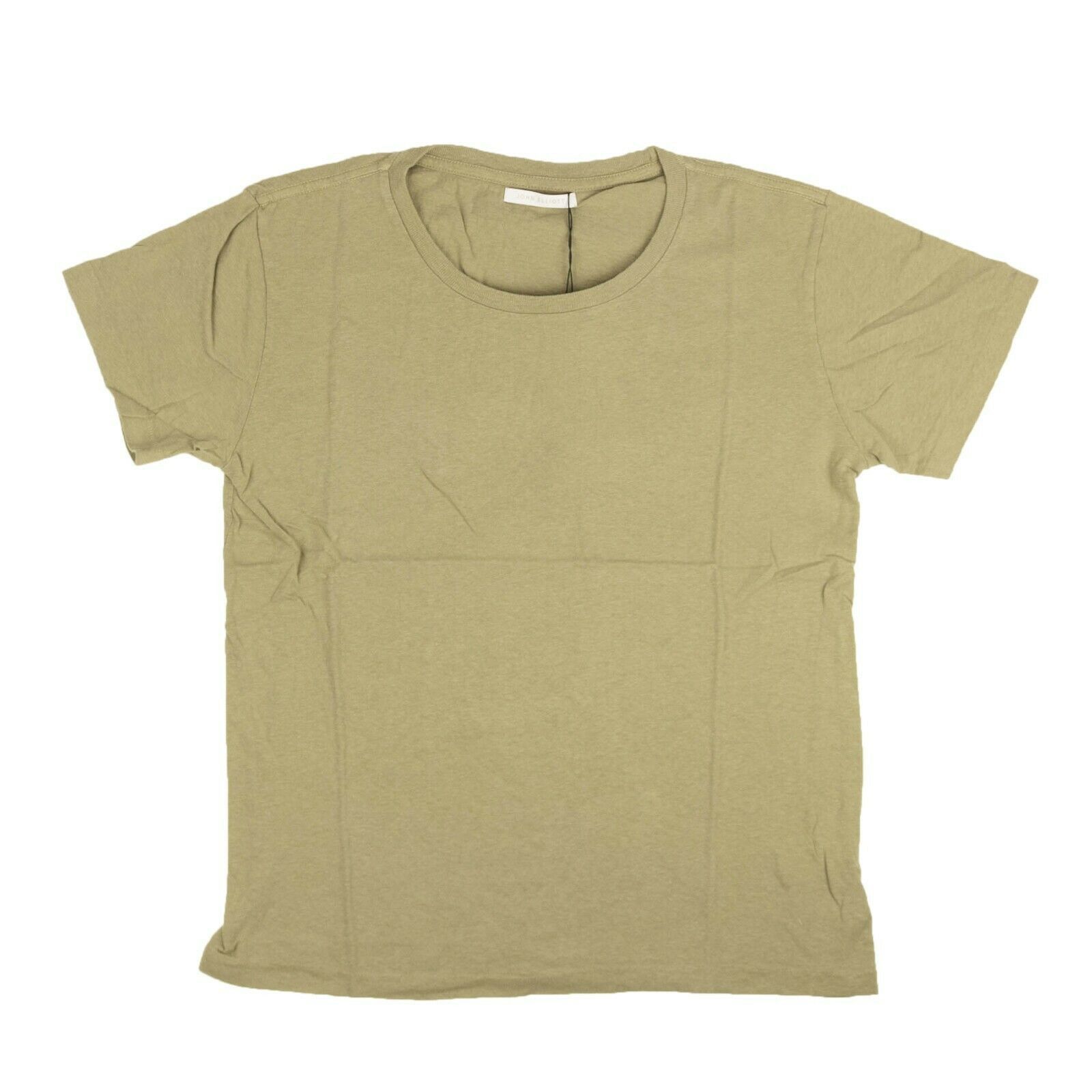 image of John Elliott Sand Green Jersey Relaxed T-Shirt Size 2, Women's