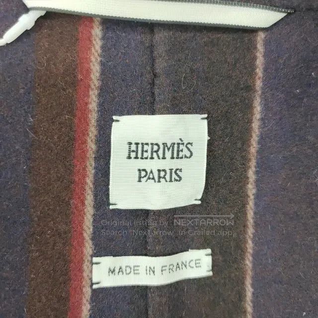 Hermes Hermes Burgundy Cashmere Coat Size XXS / US 00 / IT 34 - 5 Thumbnail