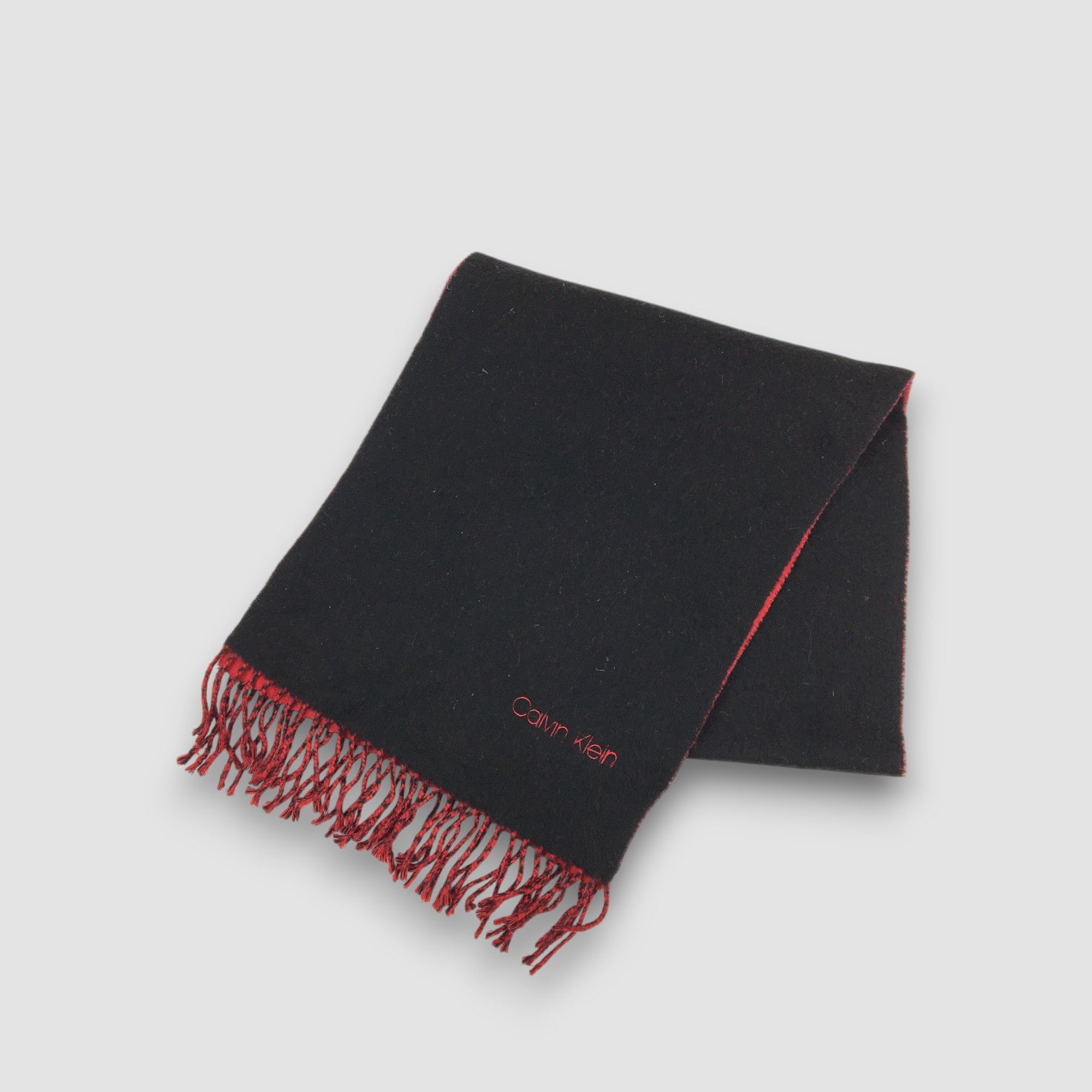Calvin Klein Vintage Calvin Klein Scarf Muffler Wool Cashmere Scarves Size ONE SIZE - 3 Thumbnail