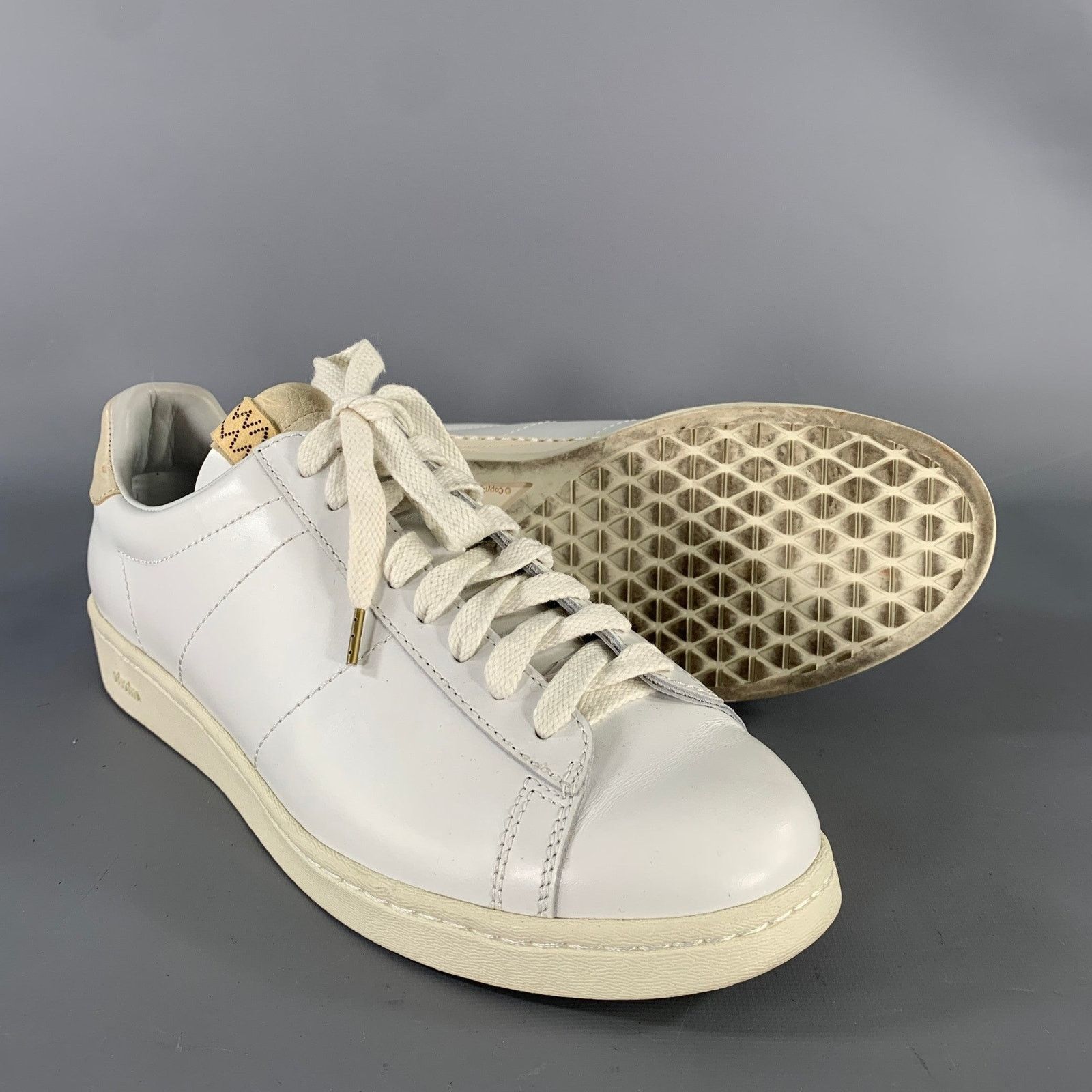 Visvim VISVIM Size 9.5 White Leather Lace Up Sneakers Size US 9.5 / EU 42-43 - 5 Thumbnail