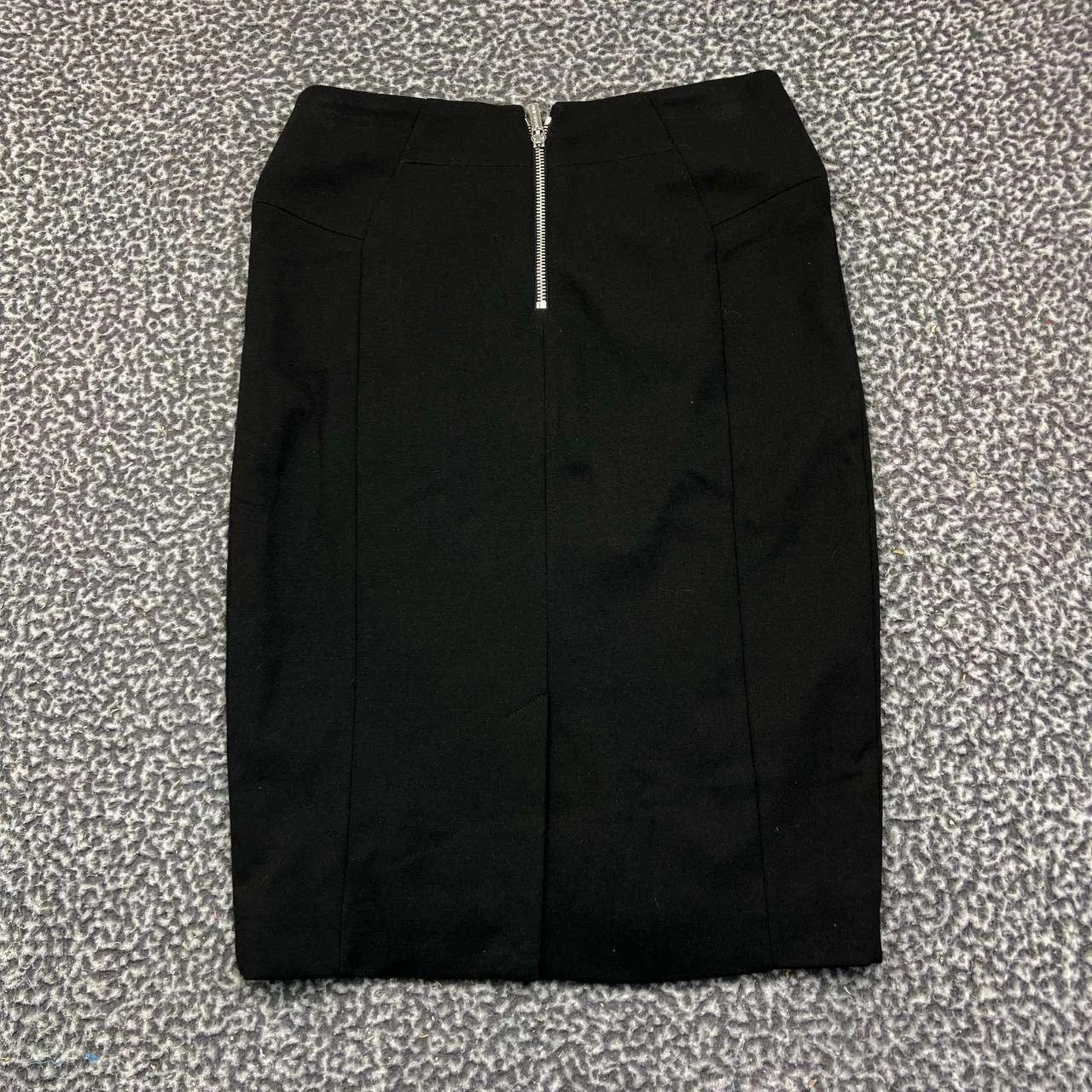 Michael Kors Michael Kors Pencil Skirt Women 4 Black Zip 28x23 Size 27" / US 4 / IT 40 - 2 Thumbnail