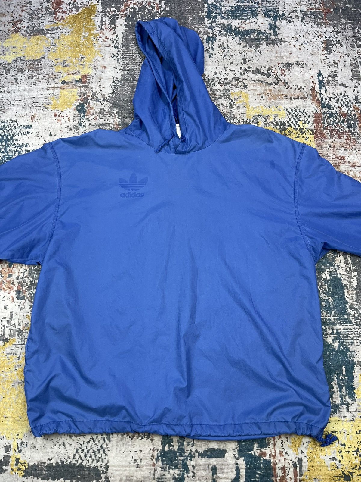 Adidas Vintage Adidas Trefoil Lightweight Coach Jackets Size US L / EU 52-54 / 3 - 6 Thumbnail