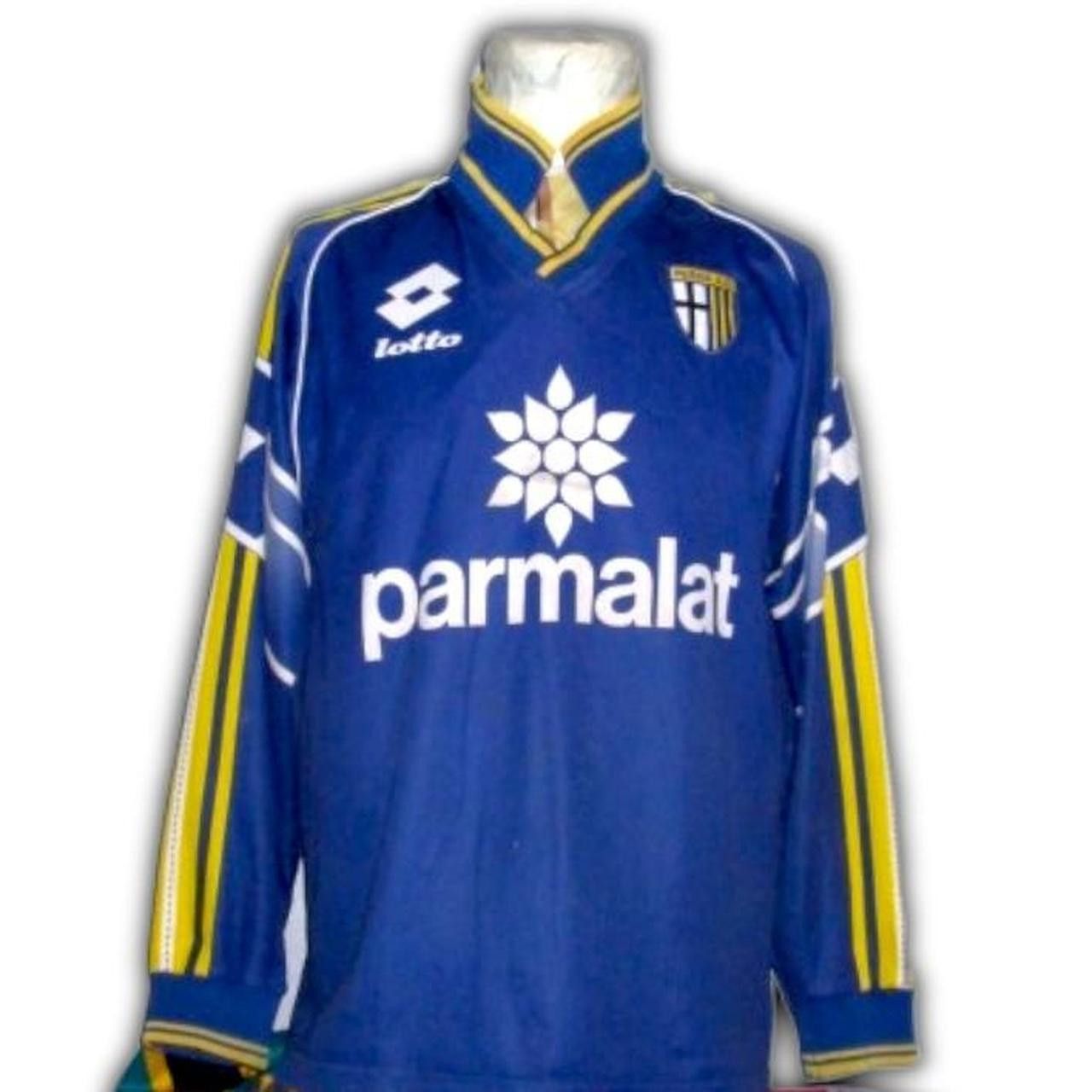 Lotto Sport Fc Parma 1998 1999 trikot Maglia maillot Camiseta Long Size US L / EU 52-54 / 3 - 2 Thumbnail