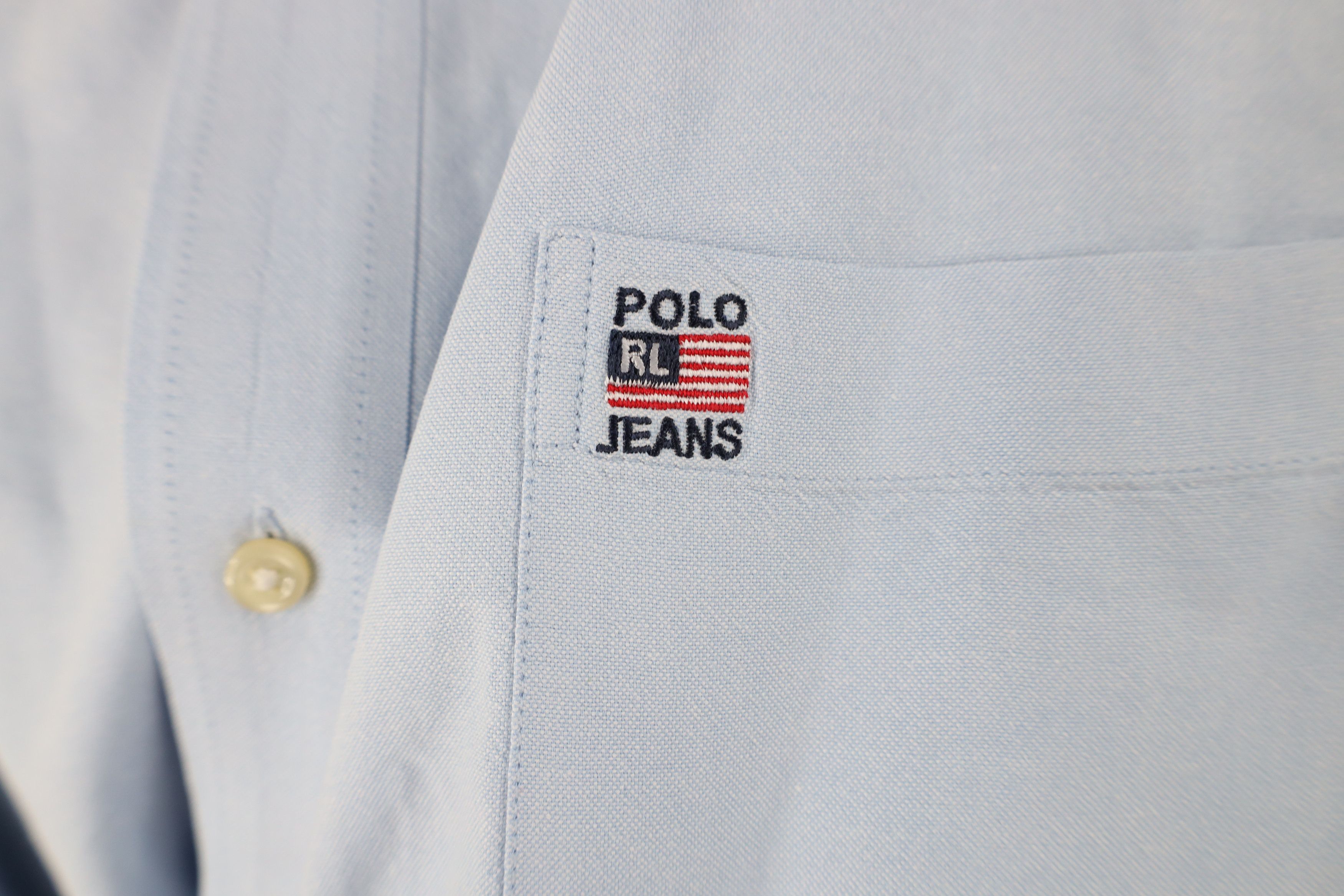 Ralph Lauren Vintage 90s Ralph Lauren USA Flag Oxford Button Down Shirt Size US XXL / EU 58 / 5 - 4 Thumbnail