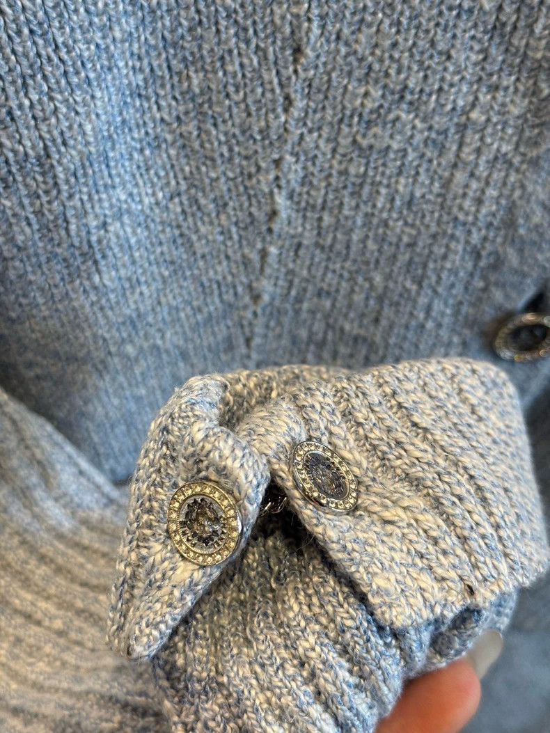 Chanel Chanel 23P light blue knitted cardigan coat Size XS / US 0-2 / IT 36-38 - 3 Thumbnail
