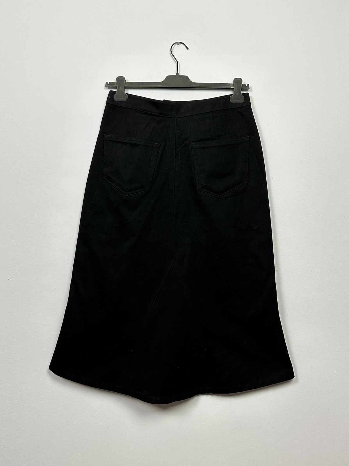 Rick Owens FW22 ‘STROBE’ Cotton Flannel Godet Skirt Size US 32 / EU 48 - 4 Thumbnail