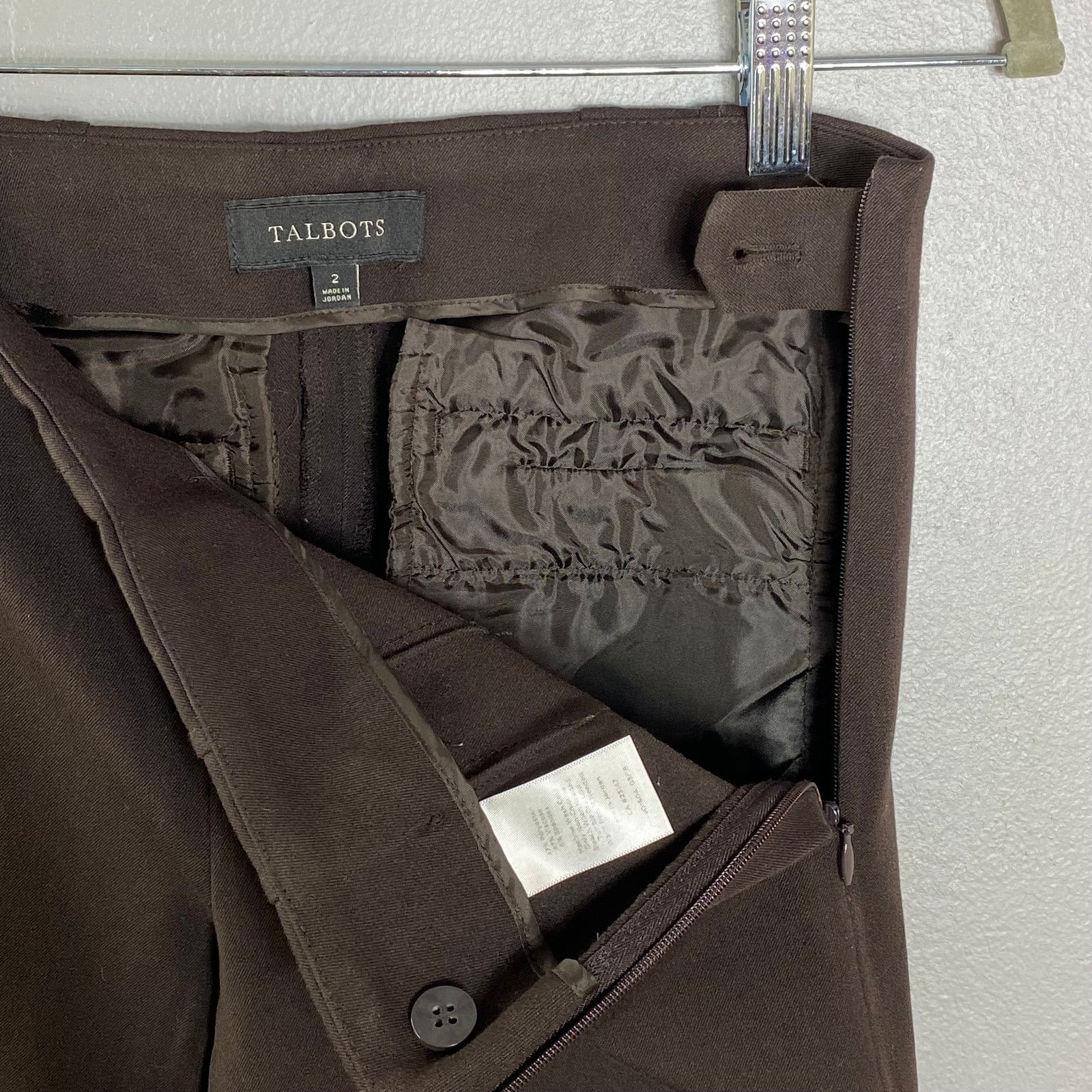 Other Talbots Pants BiStretch Straight Leg Turkish Coffee 2 Size 26" / US 2 / IT 38 - 8 Thumbnail