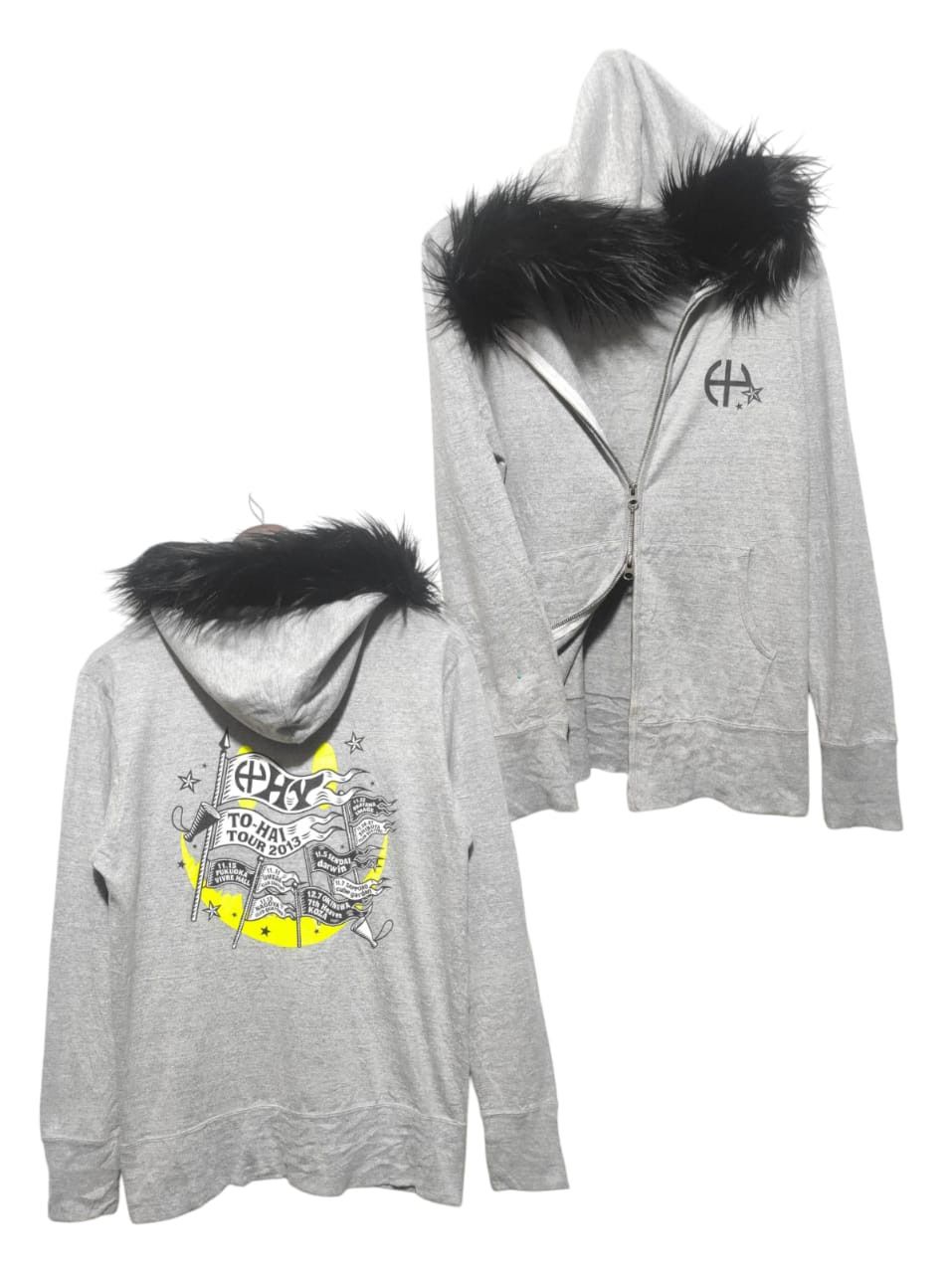 Band Tees HY TO-HAI TOUR 2013 Zip Fur Hoodie i6w9 LGB style Size US M / EU 48-50 / 2 - 1 Thumbnail
