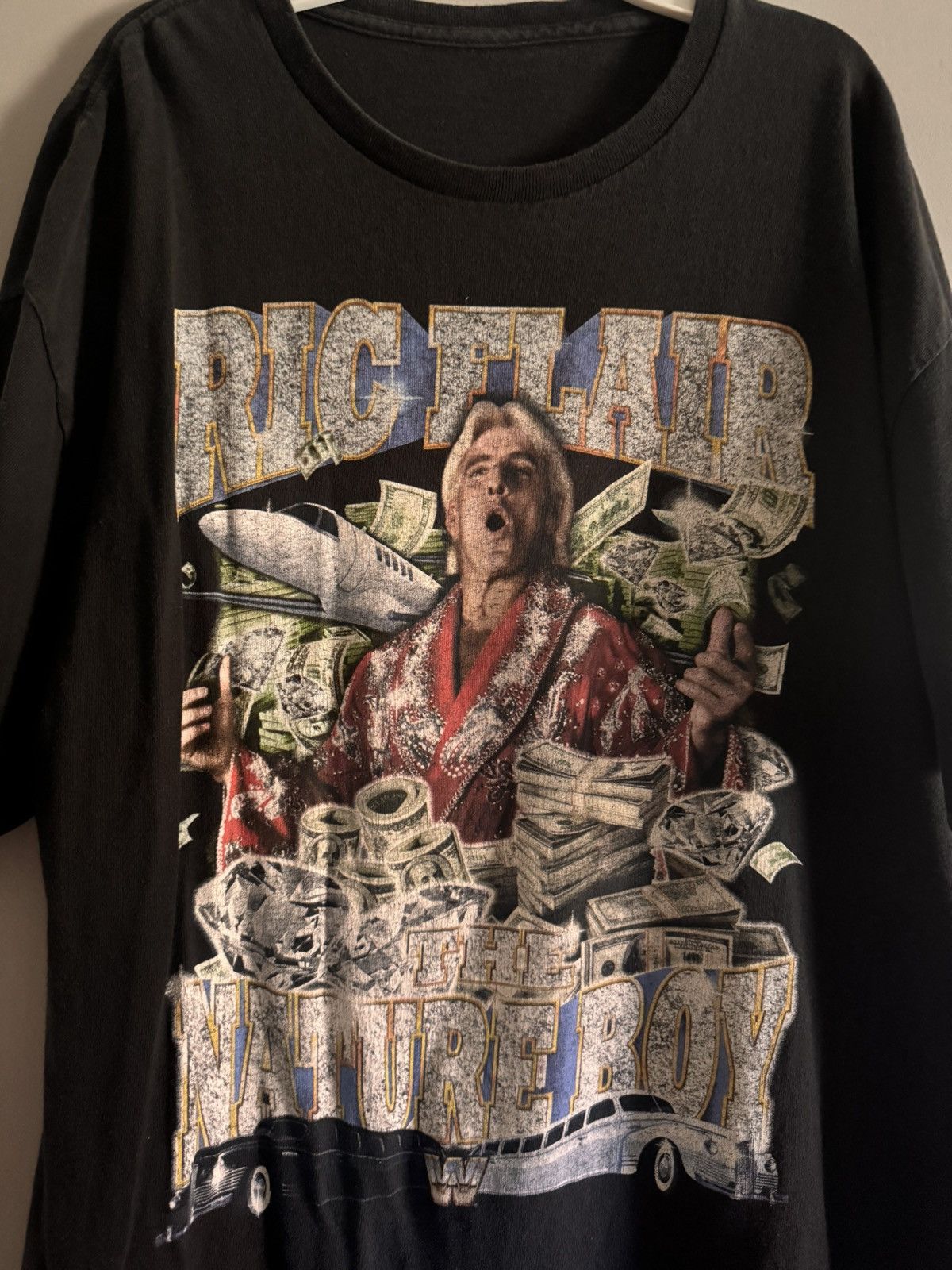 Travis Scott × Vintage × WWE WWE Ric Flair The Nature Boy Tee Size US L / EU 52-54 / 3 - 2 Thumbnail