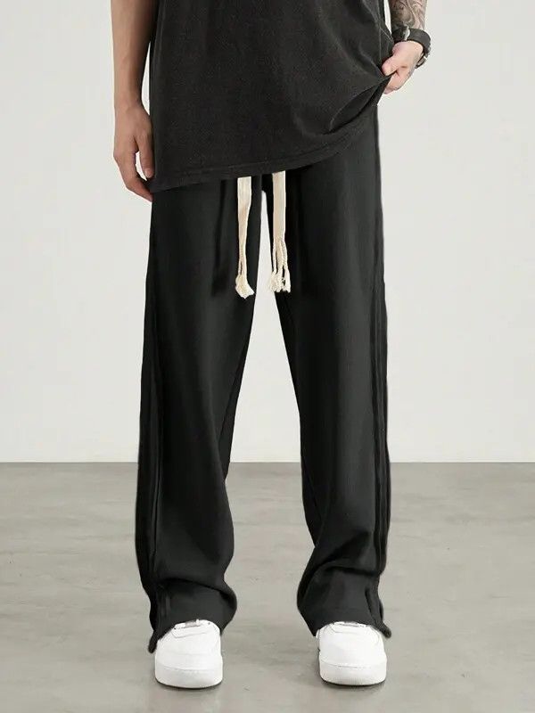 Japanese Brand Yoshi x Miyu Straight fit casual classic sweatpants big rope Size US 34 / EU 50 - 4 Thumbnail