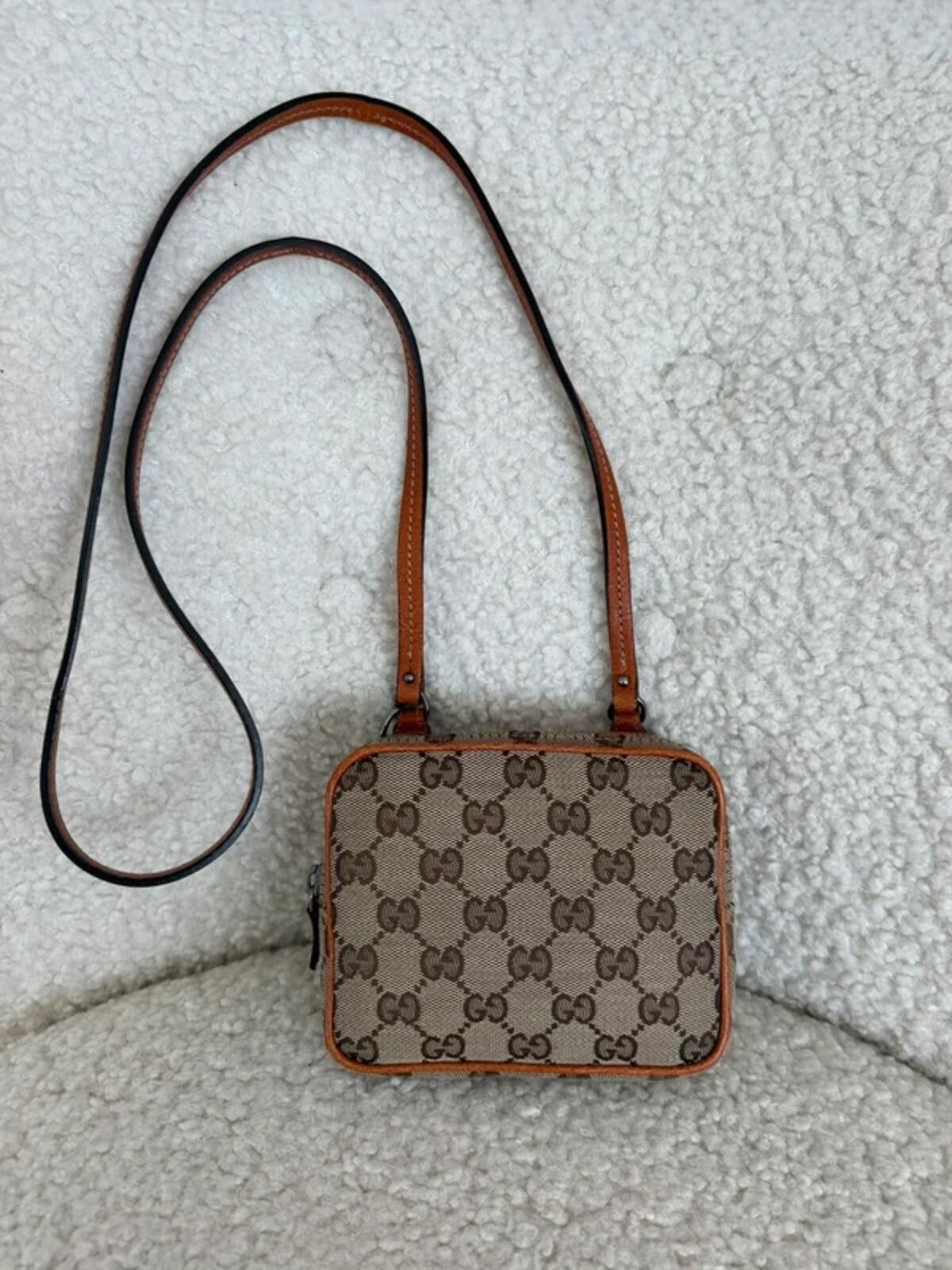 Gucci Gucci GG Canvas Mini Crossbody Bag Size ONE SIZE - 1 Thumbnail