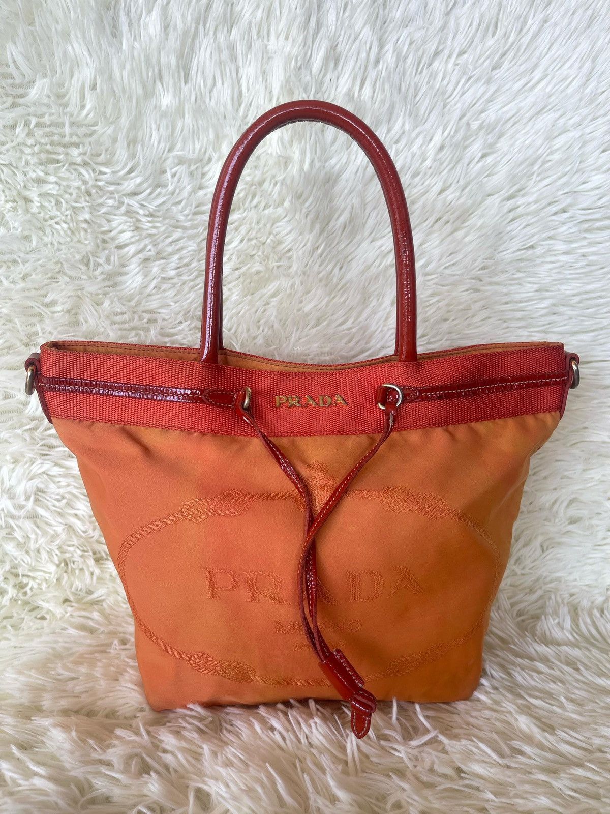 Prada × Vintage Prada Nylon Tote Bag Size ONE SIZE - 1 Thumbnail