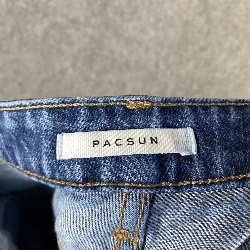 Pacsun Pacsun Mom Jeans Women's Size 29 Denim High Rise Blue Adults Size 29" - 7 Thumbnail