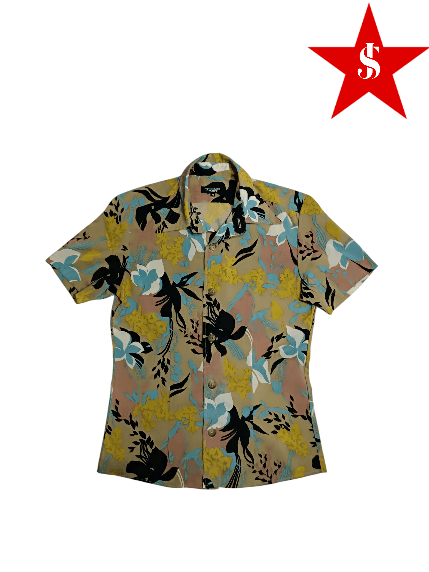 Japanese Brand × Tornado Mart Beautiful Tornado Mart Floral Short Sleeve Shirt Size US M / EU 48-50 / 2 - 1 Thumbnail