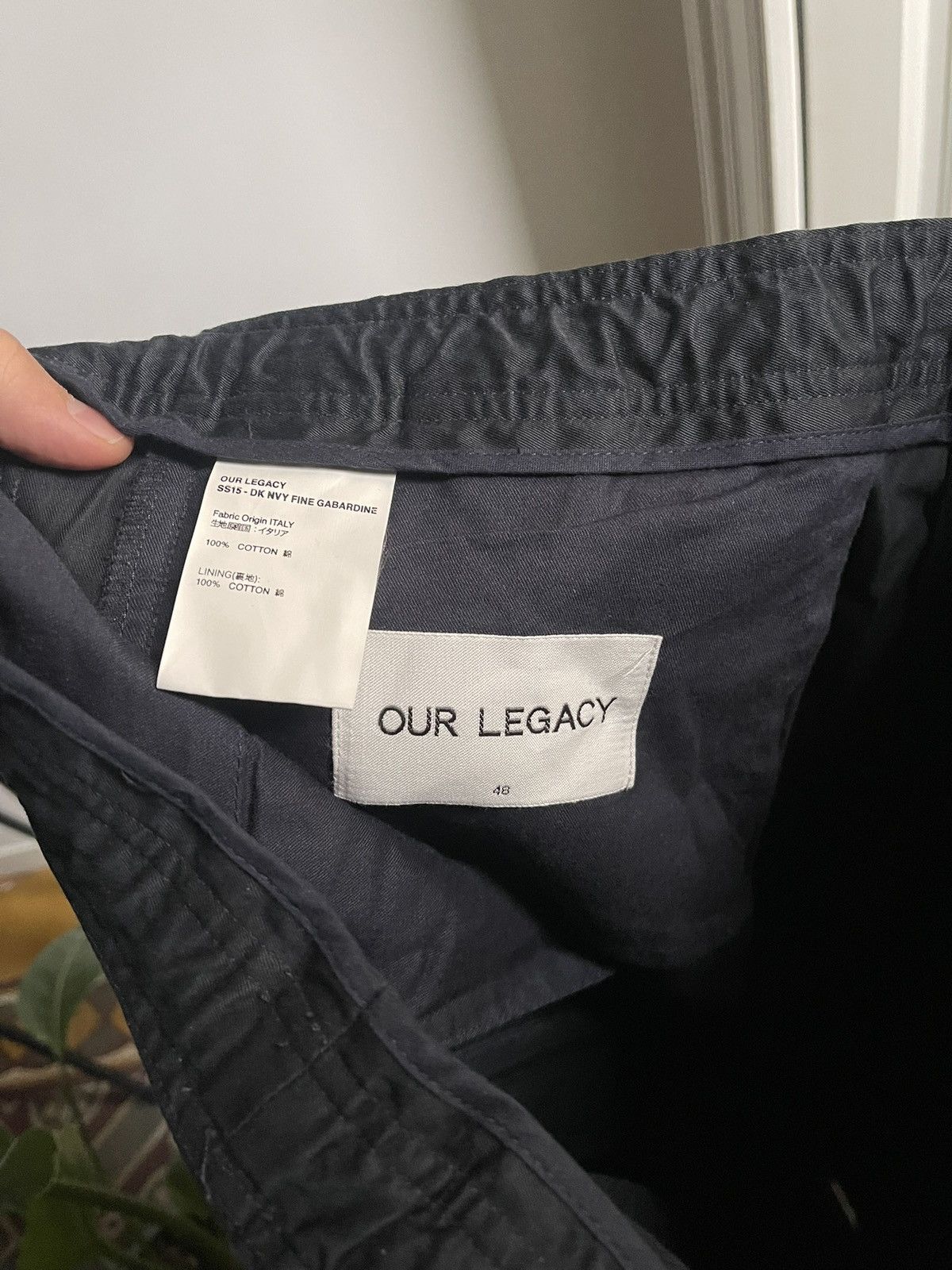 Our Legacy OUR LEGACY dark blue trousers 48 with side embroidery Size US 32 / EU 48 - 4 Thumbnail