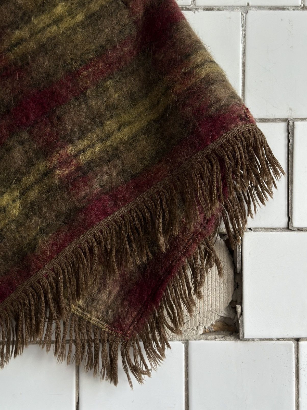 20471120 × Japanese Brand Vintage Glen Cree Mohair Wool Made in Scotland Cape Custom Size US L / EU 52-54 / 3 - 9 Thumbnail