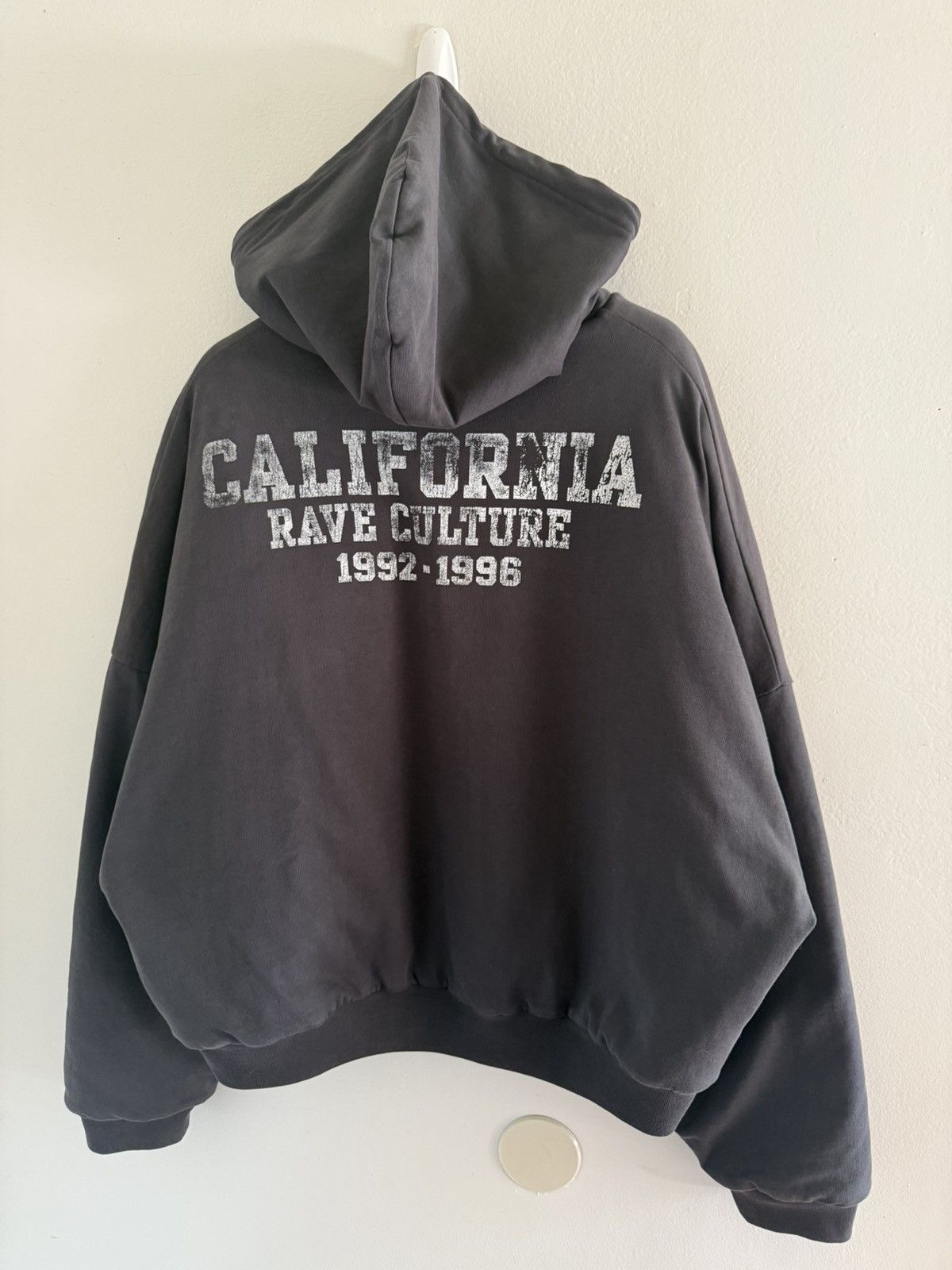 Willy Chavarria JAPAN EXCLUSIVE Rave Culture Lined Padded Bomber Zip Hoodie Size US M / EU 48-50 / 2 - 13 Thumbnail