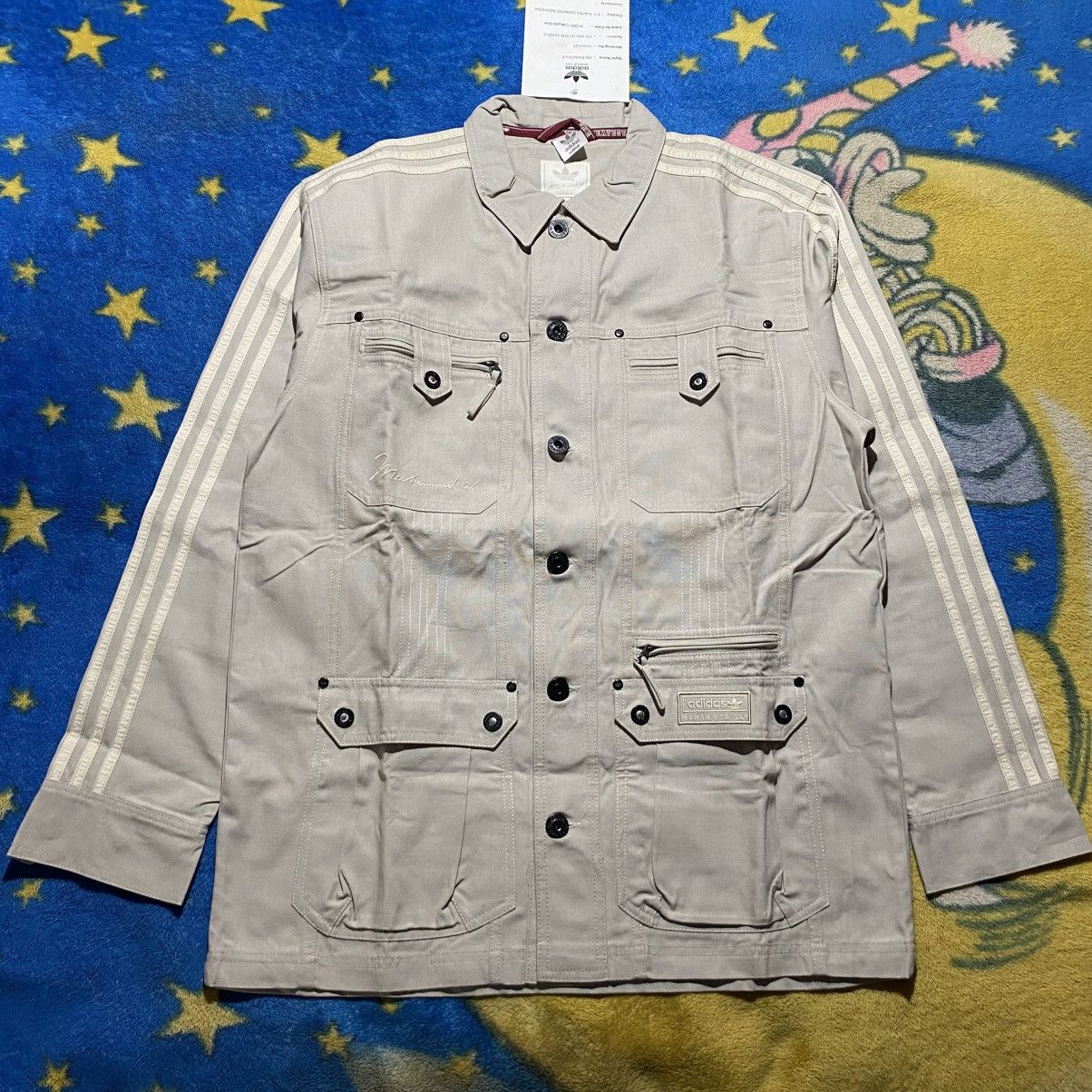 Adidas SAMPLE Adidas Muhammad Ali Chore Jacket Size US L / EU 52-54 / 3 - 1 Thumbnail