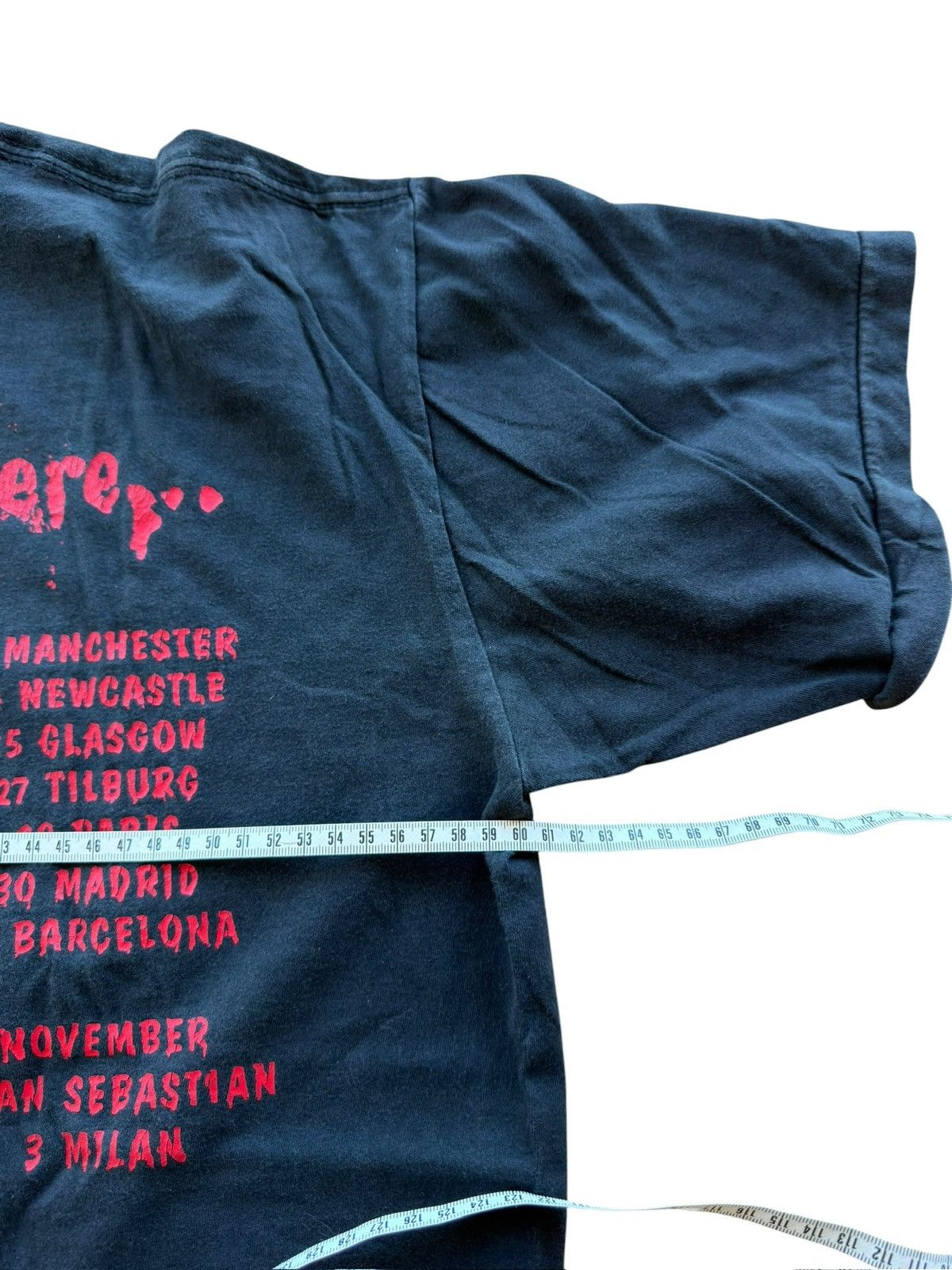 Band Tees *RARE* THE W.A.S.P 90s HEAVY METAL TOUR FRANCE CRIMSON IDOL Size US XL / EU 56 / 4 - 10 Thumbnail