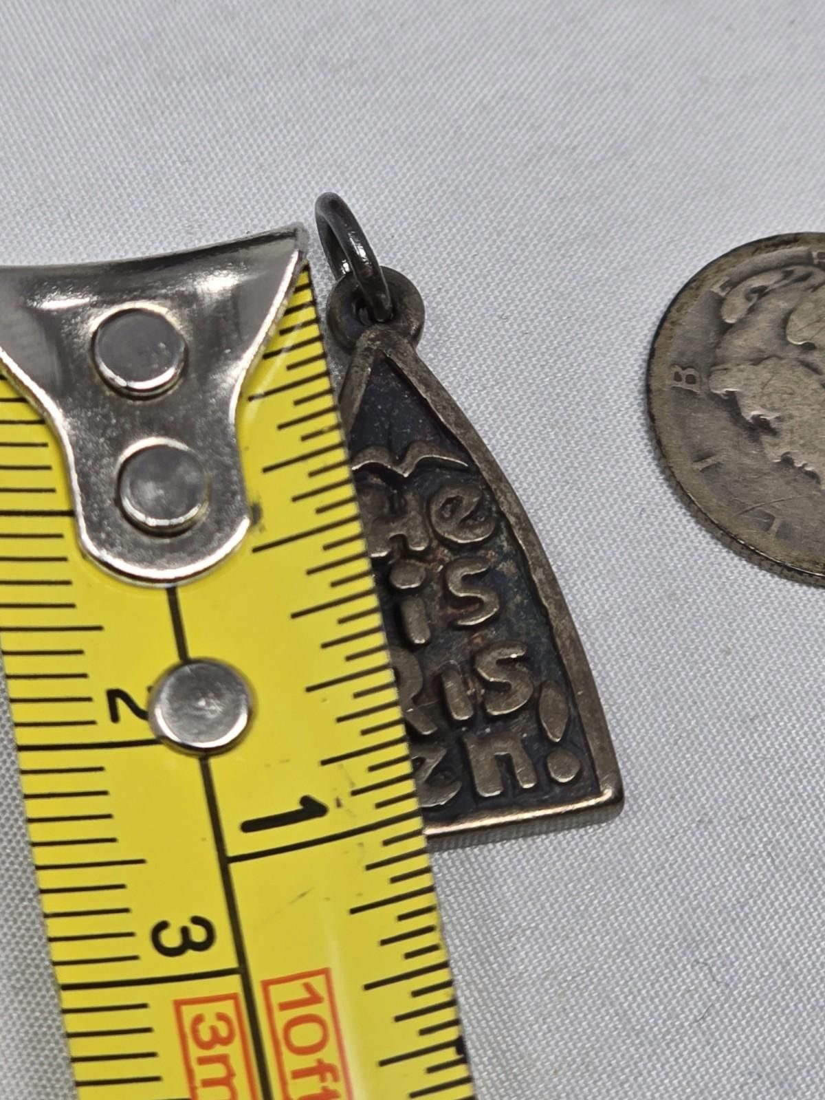 Other JAMES AVERY RETIRED STERLING HE IS RISEN PENDANT RARE Size ONE SIZE - 5 Thumbnail