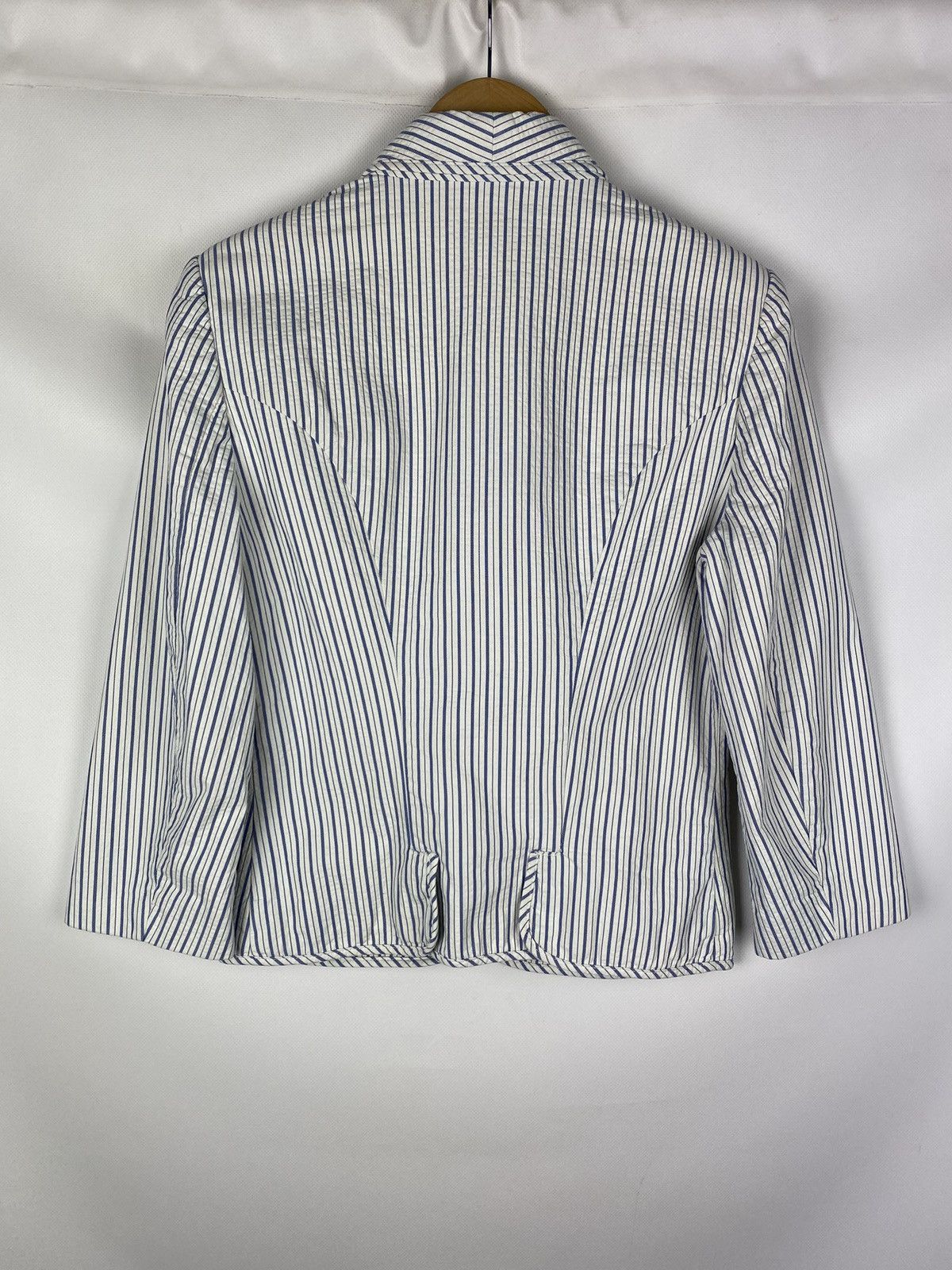 Alexander McQueen × MCQ Mcq Alexander McQueen ladies striped blazer jacket size 44 Size M / US 6-8 / IT 42-44 - 13 Thumbnail