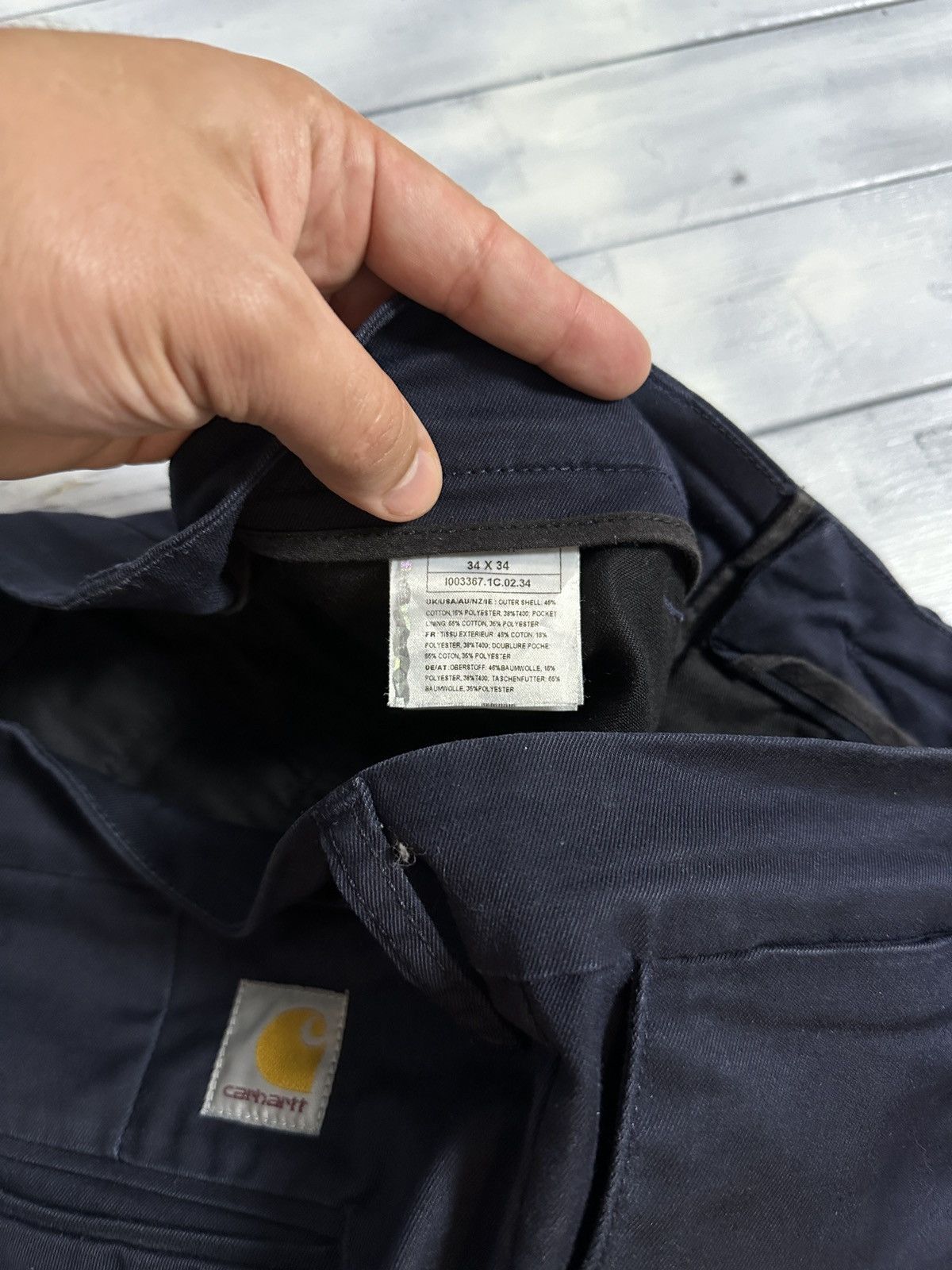 Carhartt Rare Casual Pants Carhartt Work Style. Size US 34 / EU 50 - 9 Thumbnail