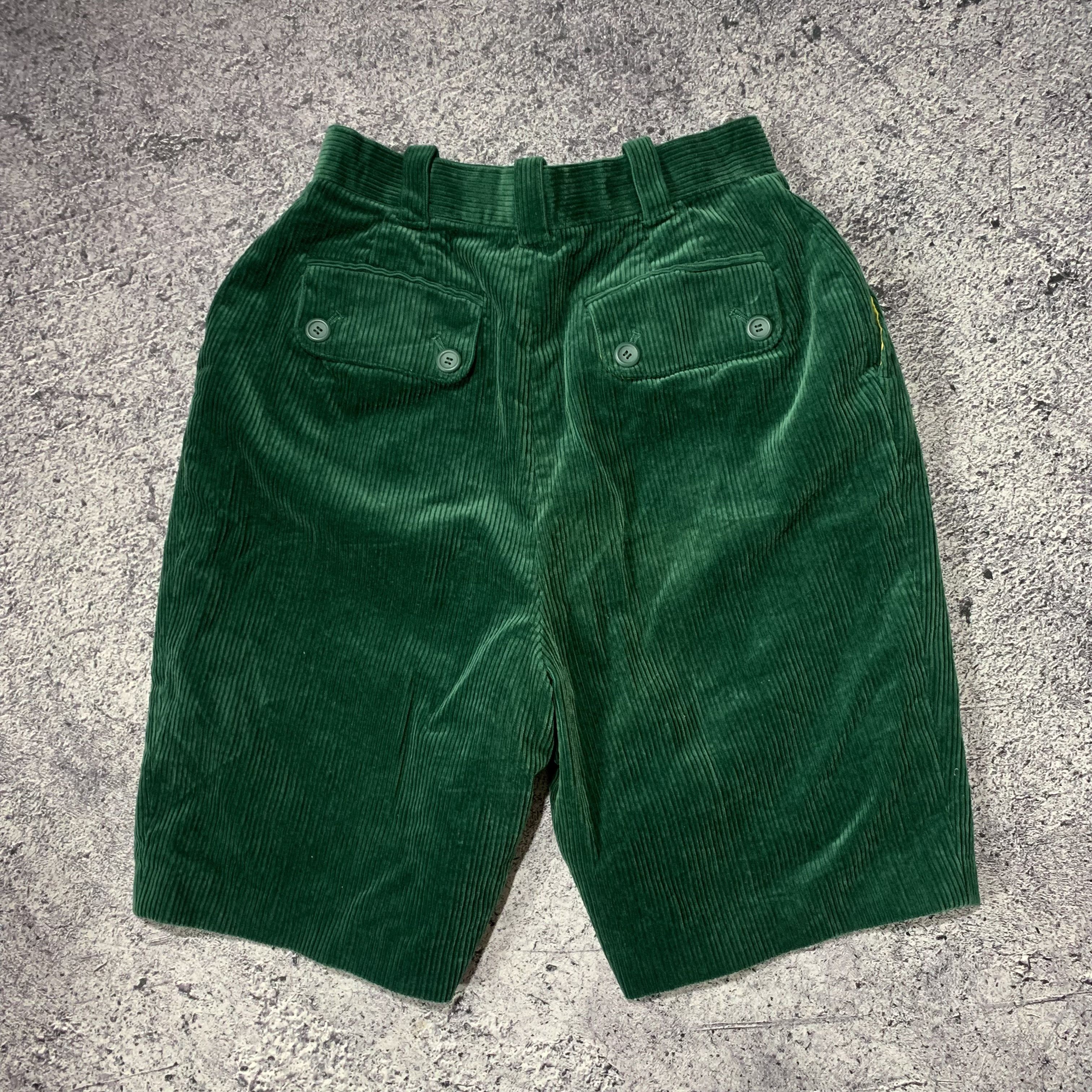 Dior 90s Christian Dior Sport Corduroy Short Panta Size US 27 - 2 Thumbnail