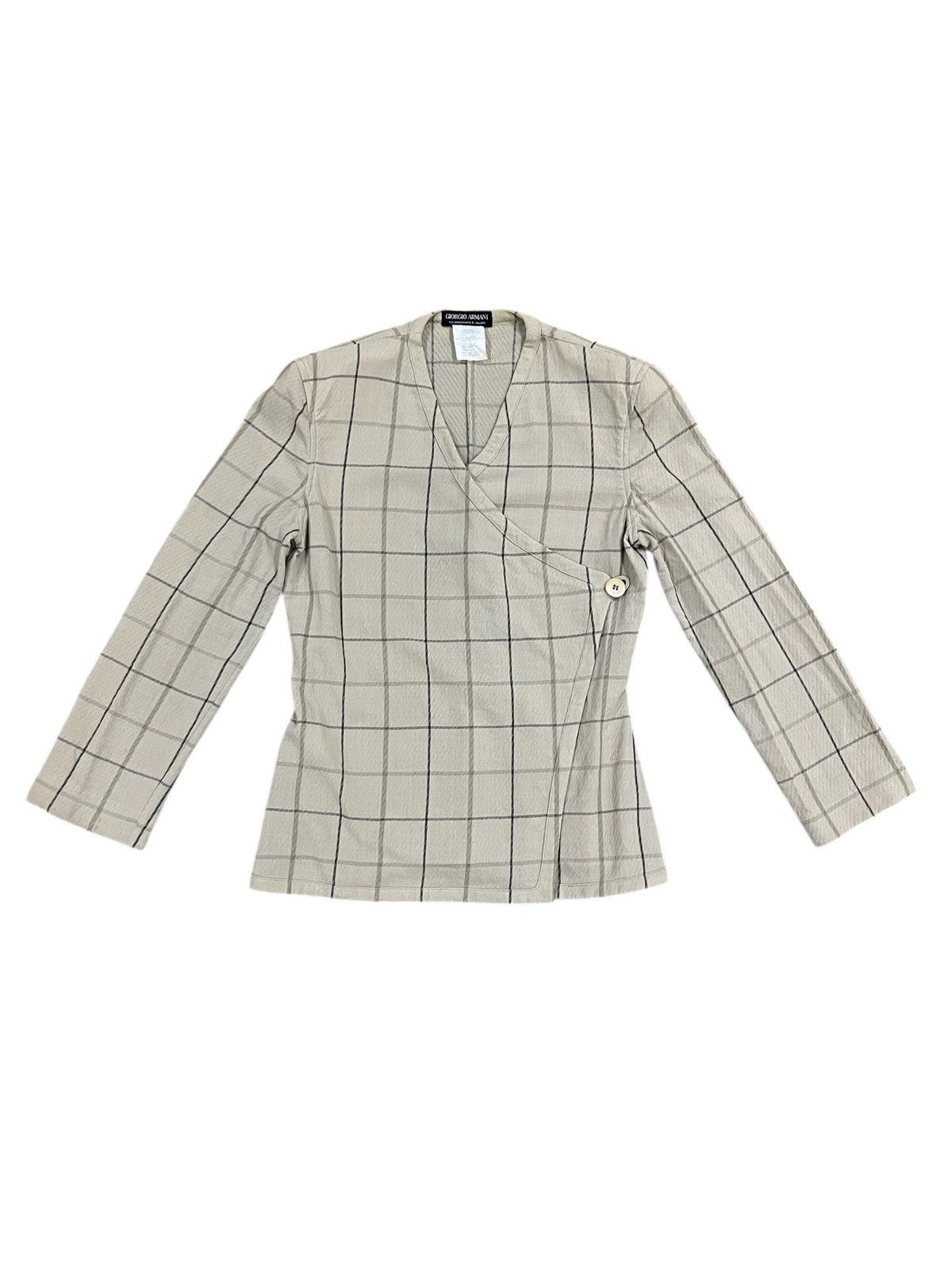 Giorgio Armani Vintage GIORGIO ARMANI blazer women black label Size XS / US 0-2 / IT 36-38 - 1 Thumbnail