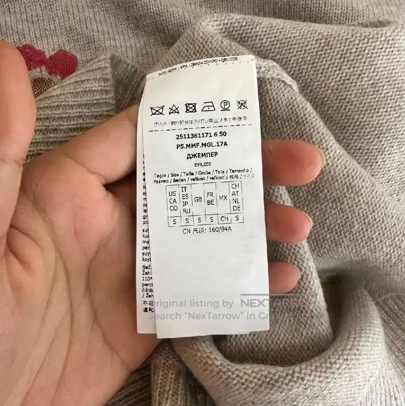 Max Mara MaxMara Gray Wool Ladies Pullover . Size S / US 4 / IT 40 - 4 Thumbnail
