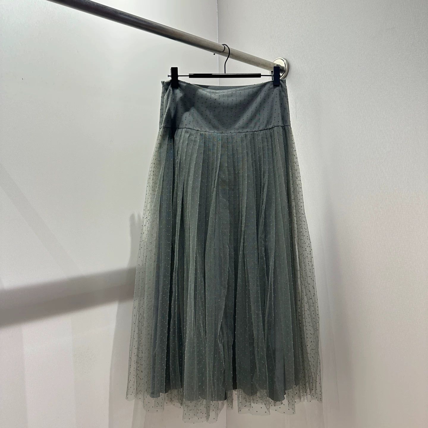 Christian Dior Monsieur CHRISTIAN DIOR Polka Dot Silk Tulle DressFR36 No Tags Size XS / US 0-2 / IT 36-38 - 2 Thumbnail