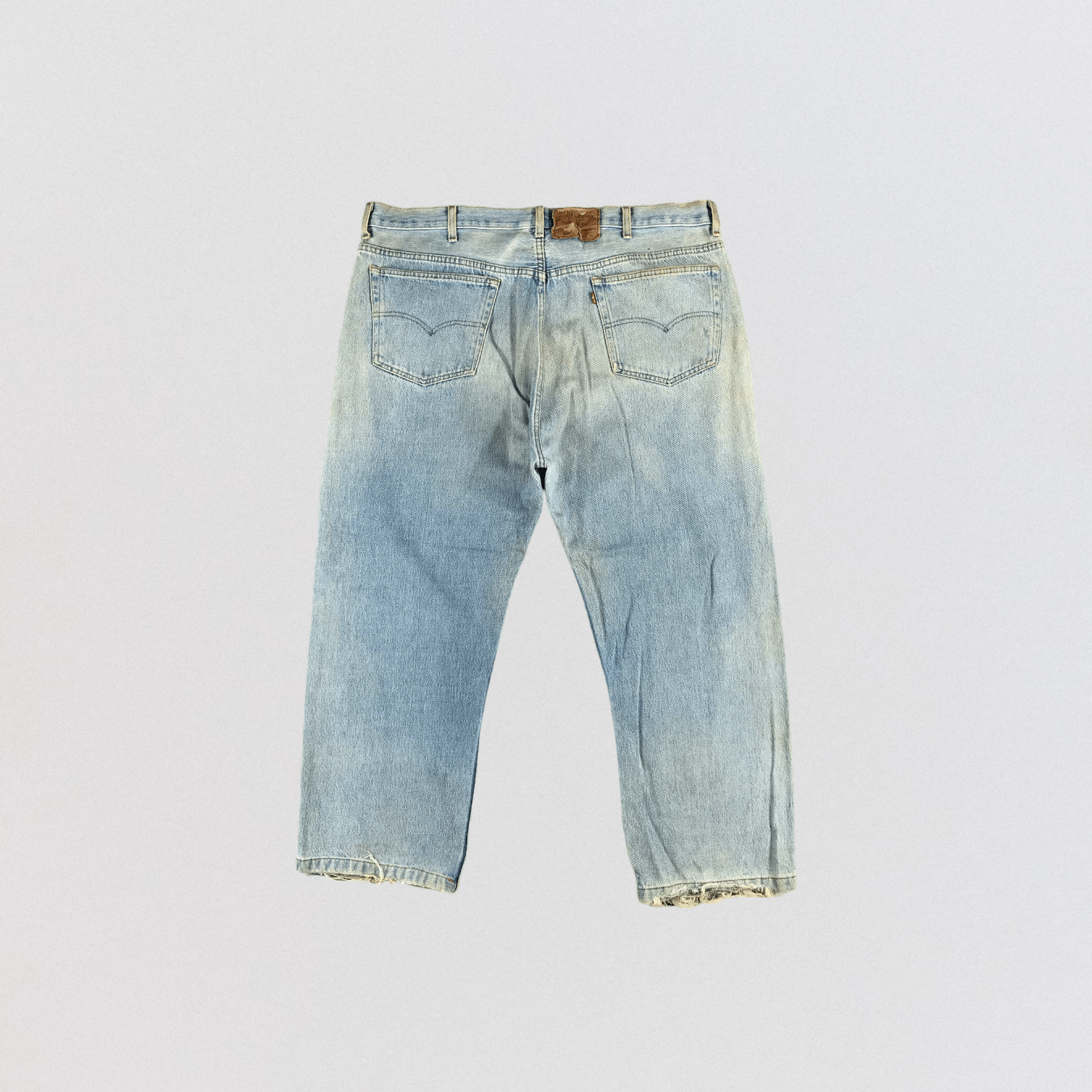 Levi's Vintage 90s Light Wash Levis 501 Jeans-JM2259 Size US 43 - 2 Thumbnail