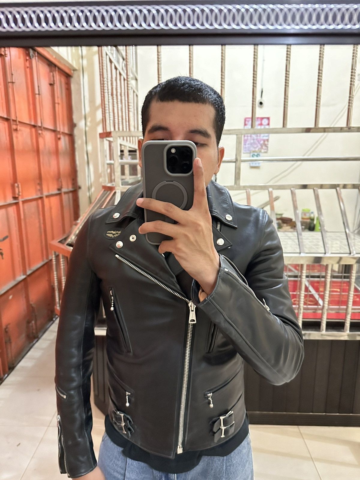 Lewis Leathers Lewis leathers lightning jacket 391T Size US XS / EU 42 / 0 - 12 Thumbnail