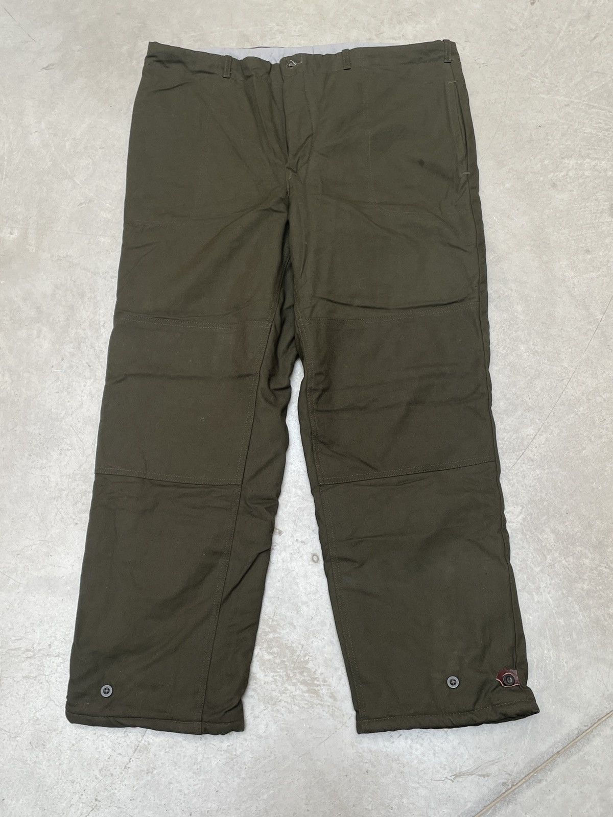 Vintage Vintage 80s OTAVAN Trebon Quilted Workwear Pants XL Wide Size US 41 - 1 Thumbnail