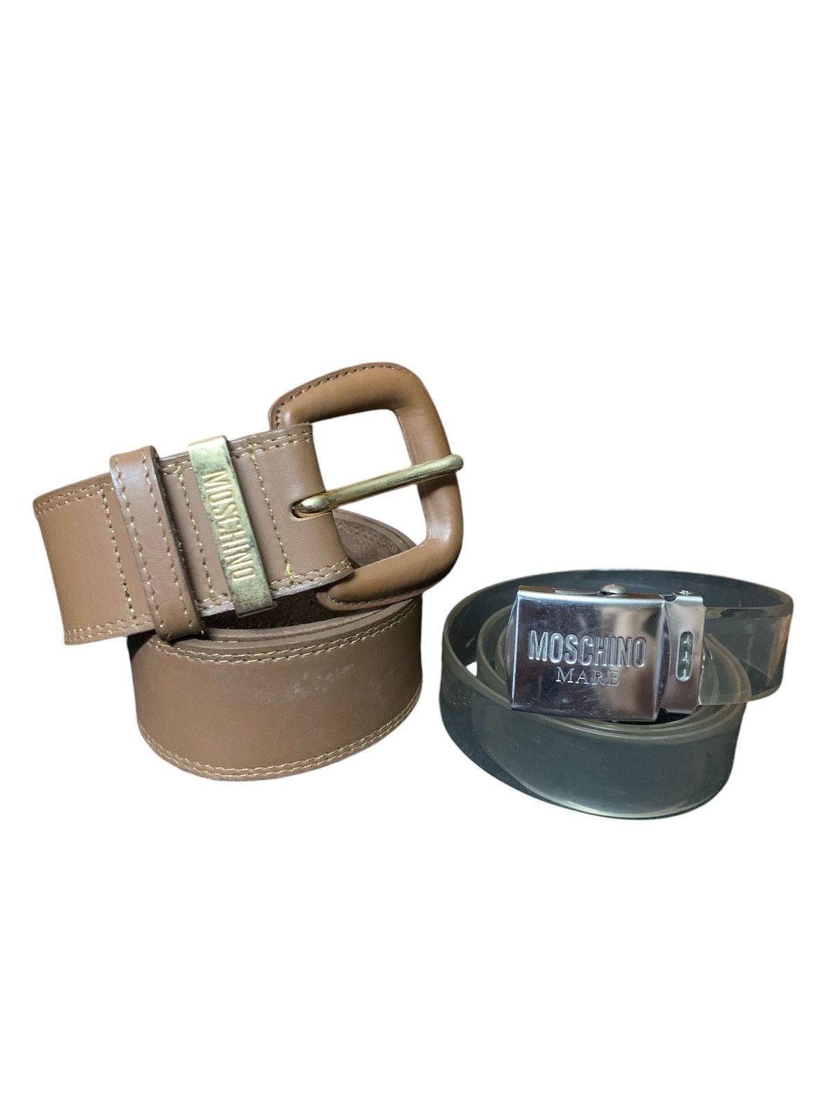 Moschino Two pairs moschino belt Size ONE SIZE - 1 Thumbnail
